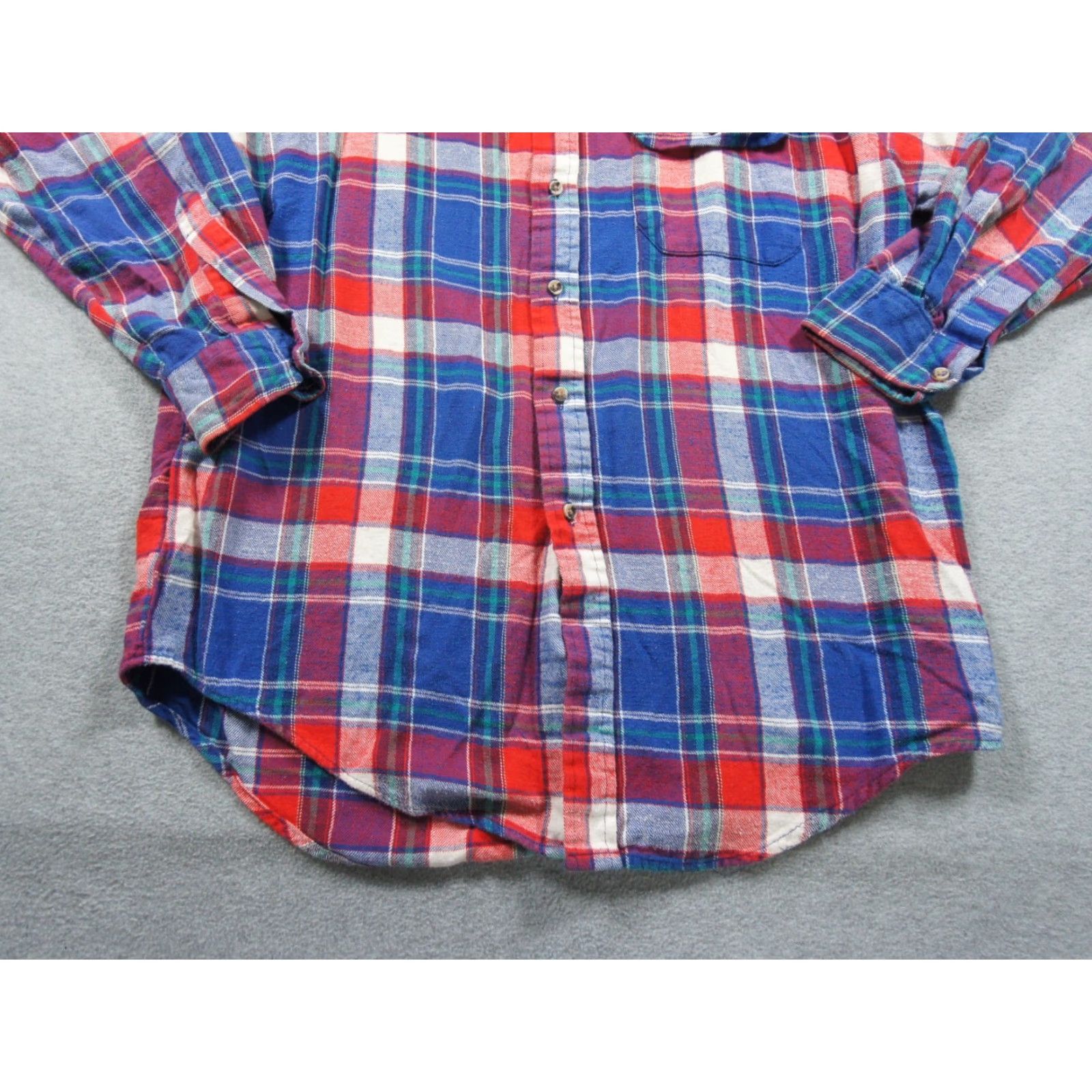 London Fog VINTAGE London Fog Shirt Mens M Plaid Cotton Flannel Outdoors Limited Size US M / EU 48-50 / 2 - 3 Thumbnail
