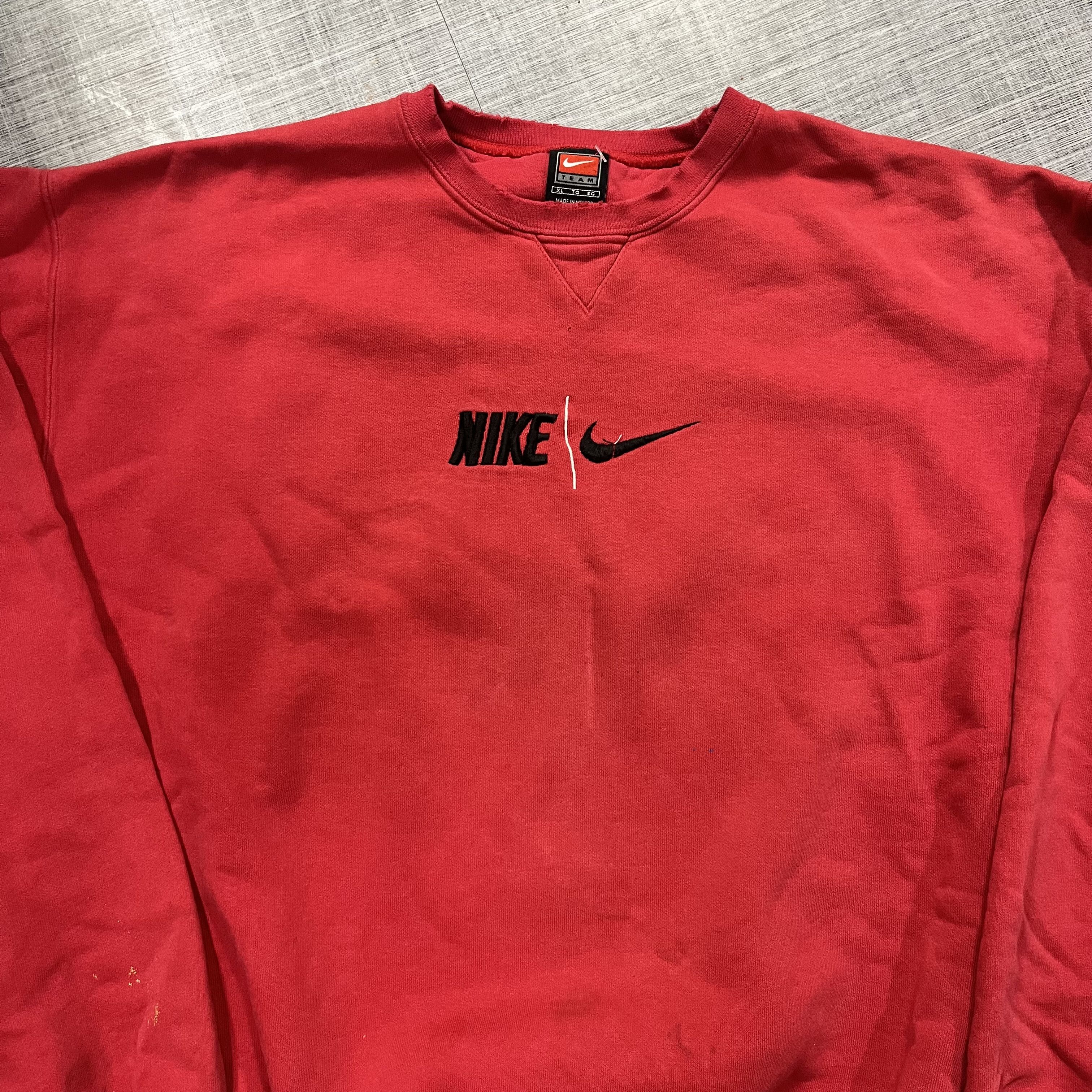 Nike × Nike ACG × Vintage Crazy VTG Y2k Nike Team Crewneck Size US L / EU 52-54 / 3 - 2 Thumbnail