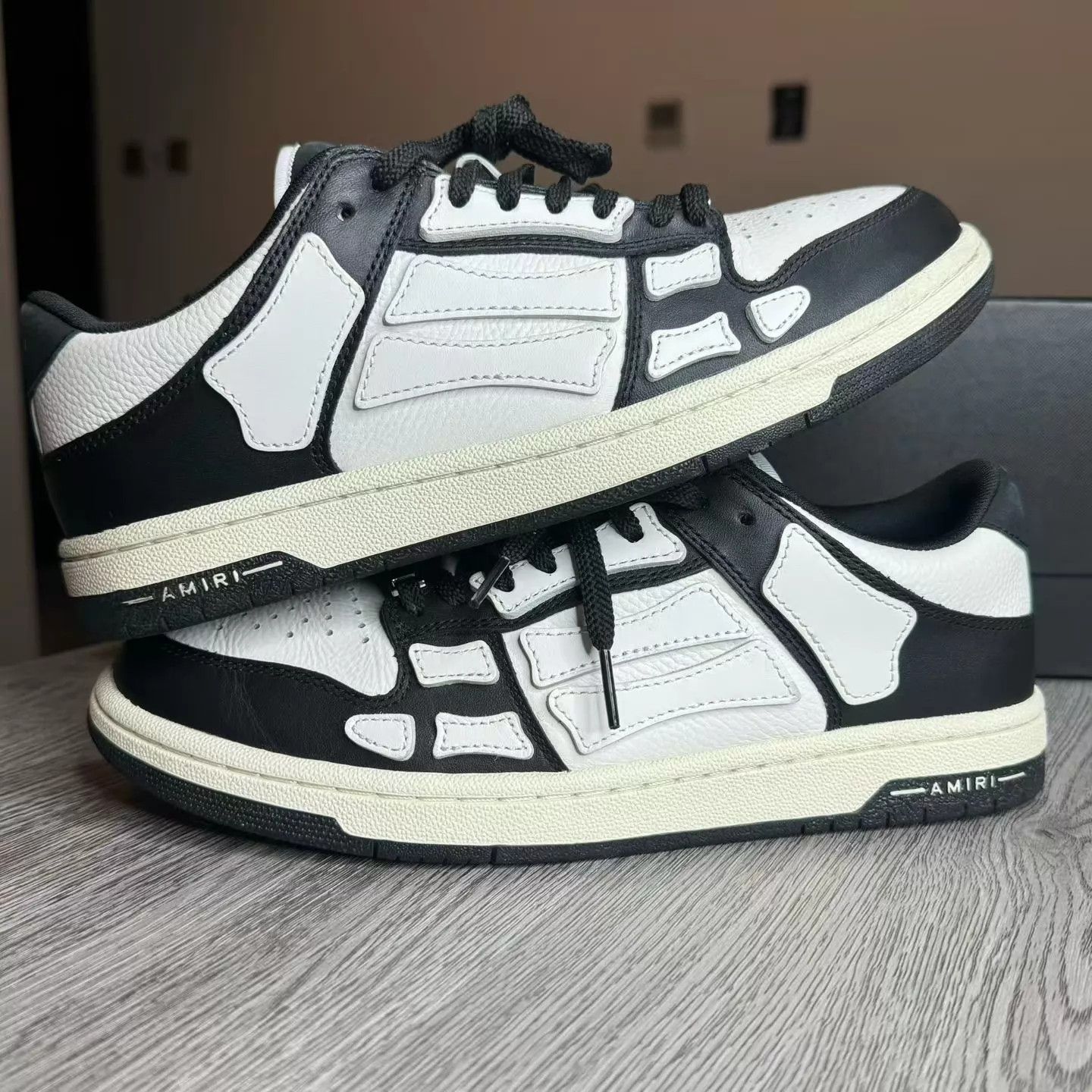 Amiri AMIRI Black White Bones 41 Size US 8 / EU 41 - 2 Thumbnail