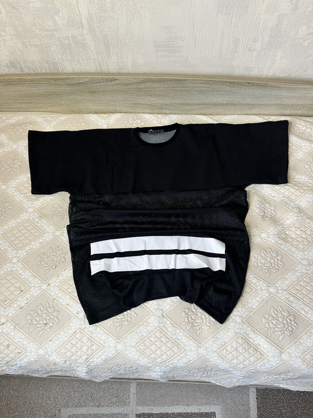 Horace 🔥 Archival Grail Black Avant Garde Striped Shirt from Horace Size US M / EU 48-50 / 2 - 4 Thumbnail