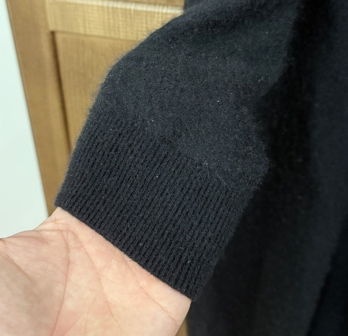 Vintage Frenckenberger F/W 2018 Pure Cashmere Black Knit Dress Size S / US 4 / IT 40 - 4 Thumbnail