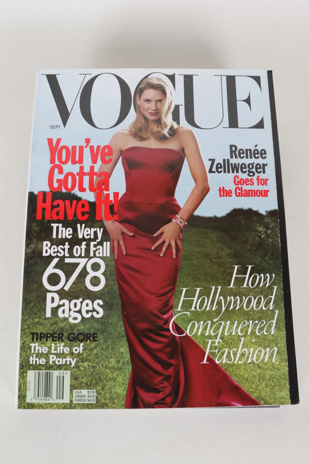 Vogue 98' Vogue September Renée Zelleger Magazine Size ONE SIZE - 1 Thumbnail