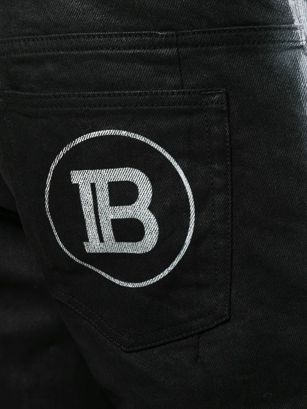Balmain o1y0426 Denim Pant in Black Size US 31 - 4 Thumbnail