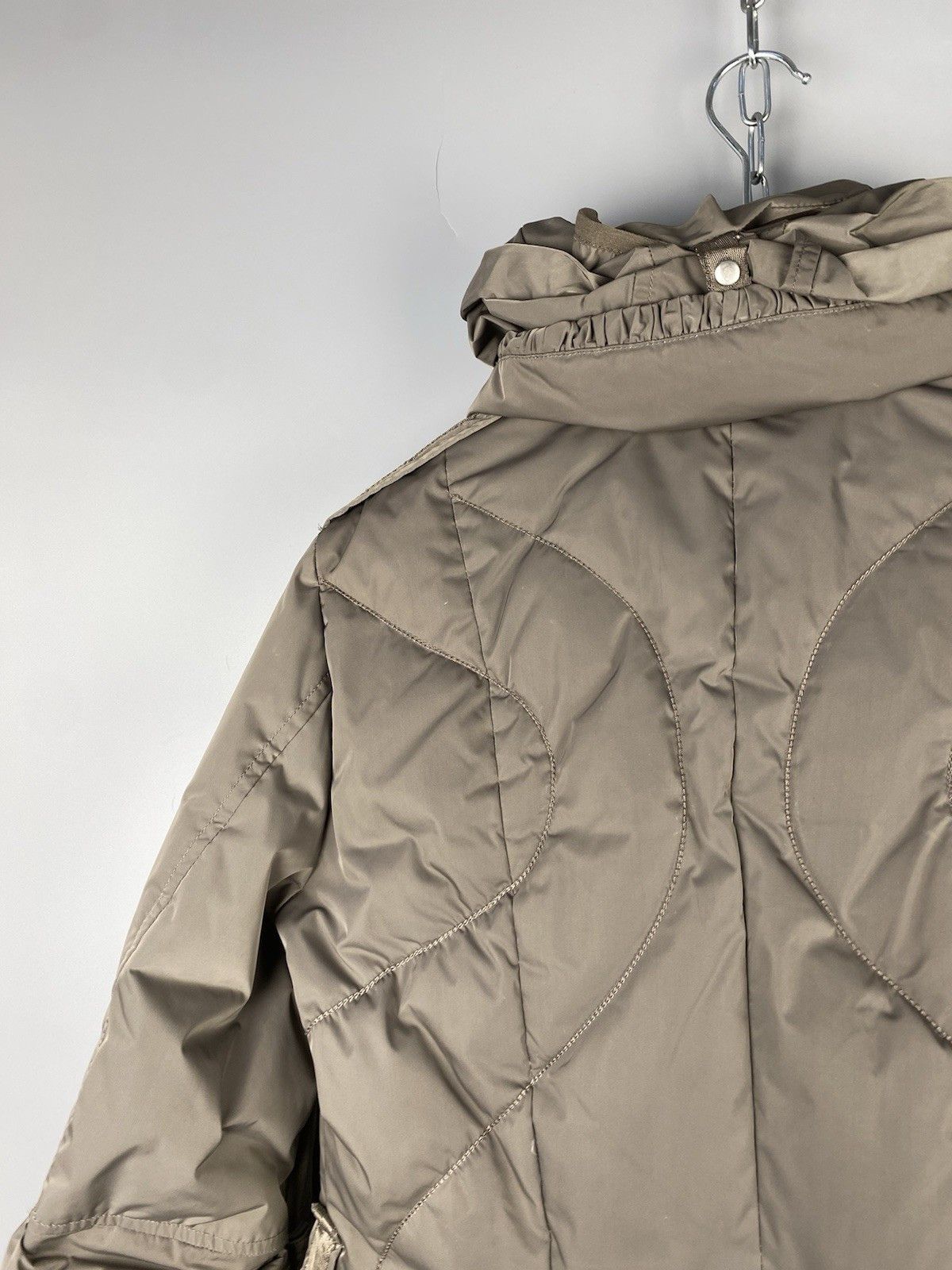 Marithe + Francois Girbaud Marithe Francois Girbaud Beige Down Jacket Puffer Size S / US 4 / IT 40 - 15 Thumbnail