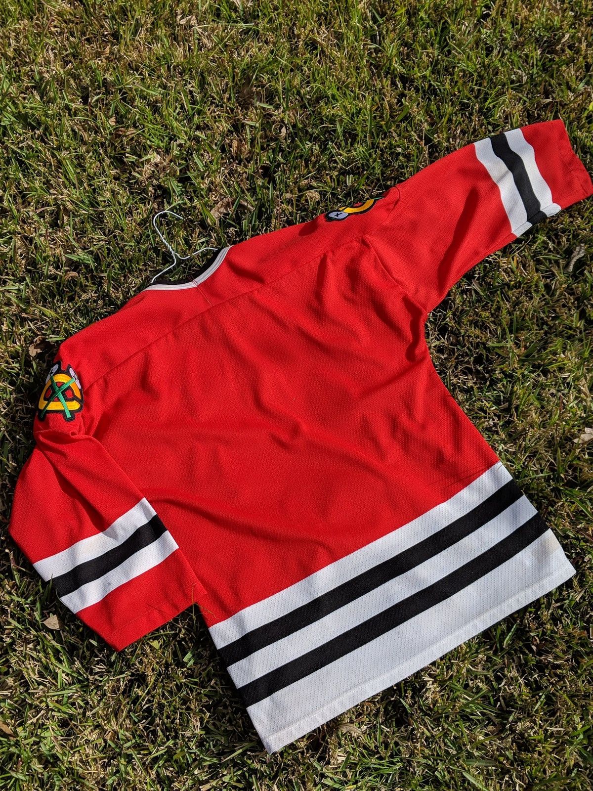Ccm Vintage 90s Chicago Blackhawks CCM MASKA Hockey Jersey small Size US S / EU 44-46 / 1 - 2 Thumbnail