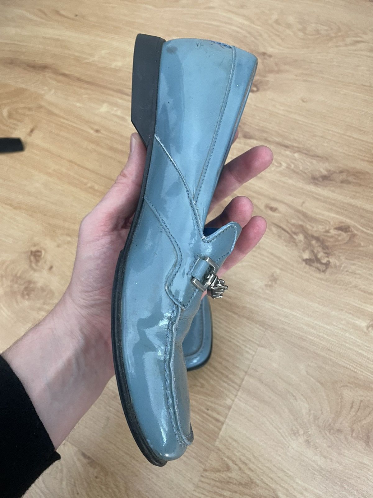 Prada Prada shiny leather loafer SS99 Size US 7.5 / IT 37.5 - 9 Thumbnail