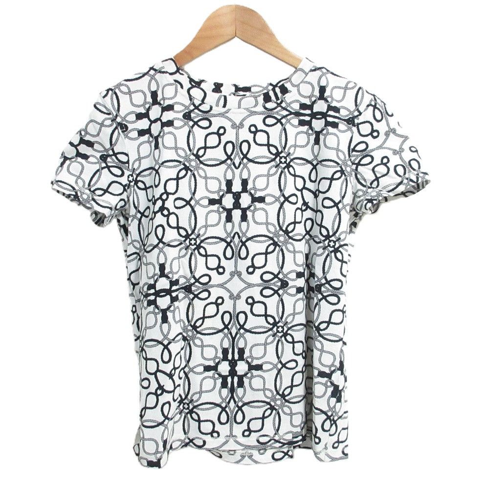 Hermes Hermes Corderiere Print Short Sleeve T-shirt Cotton T-Shirts DUTY FREE for USA