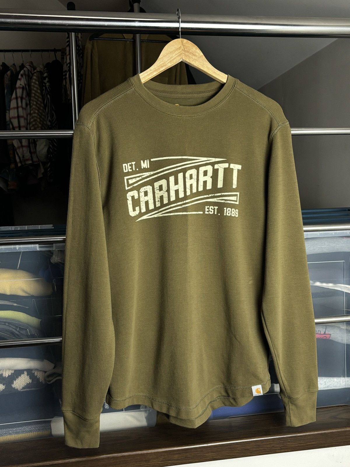 Carhartt Carhartt Logo Long Sleeve T-Shirt Size US S / EU 44-46 / 1 - 2 Thumbnail