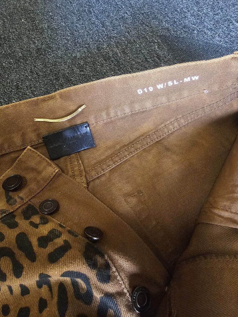 Saint Laurent Paris Saint Laurent Paris Leopard print jeans 2505-Nextarrow Size 26" / US 2 / IT 38 - 4 Thumbnail