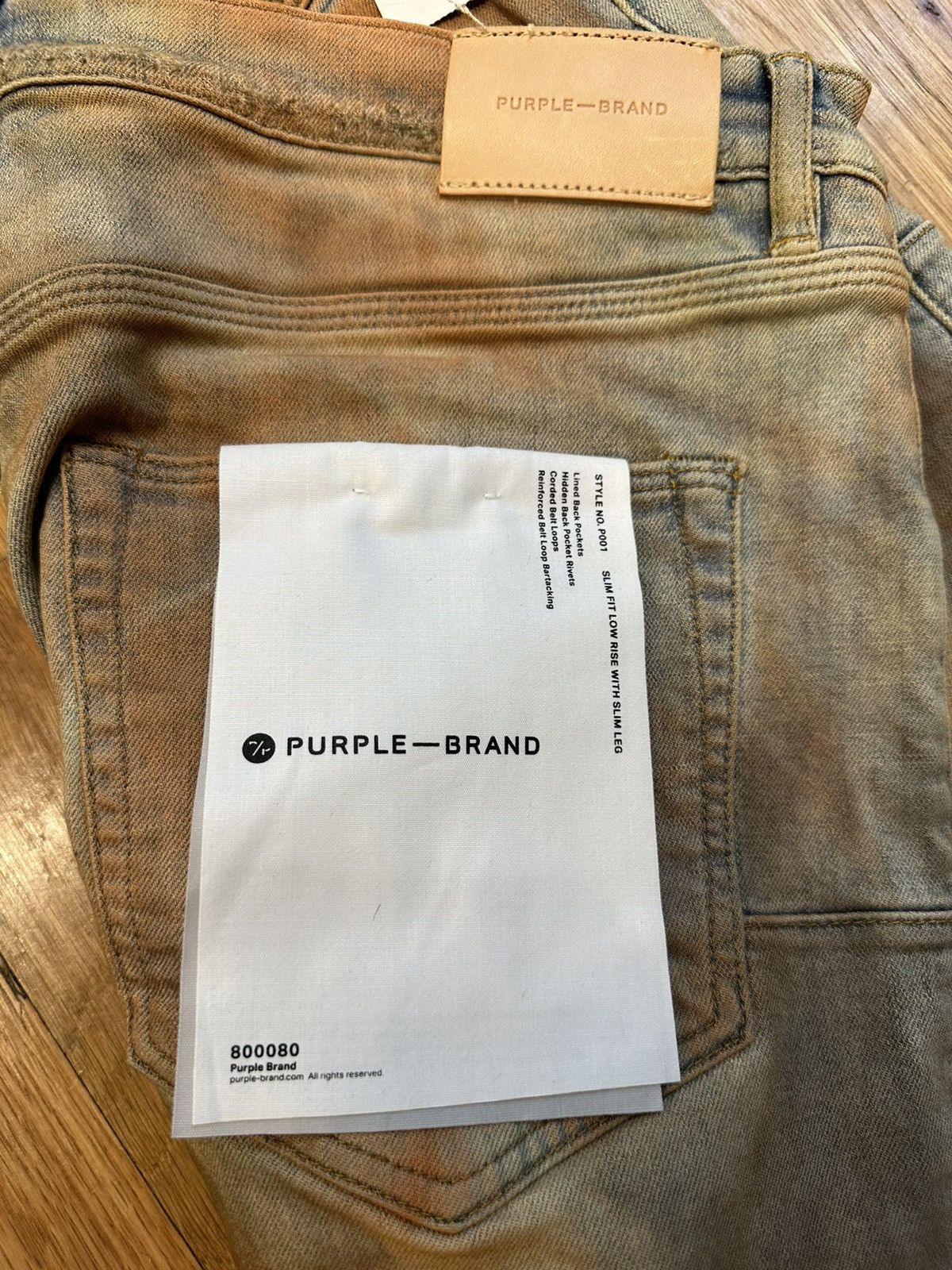 Purple Brand Purple Brand Orange Dyed Blue Denim Jeans Size 36 Size US 36 / EU 52 - 5 Thumbnail