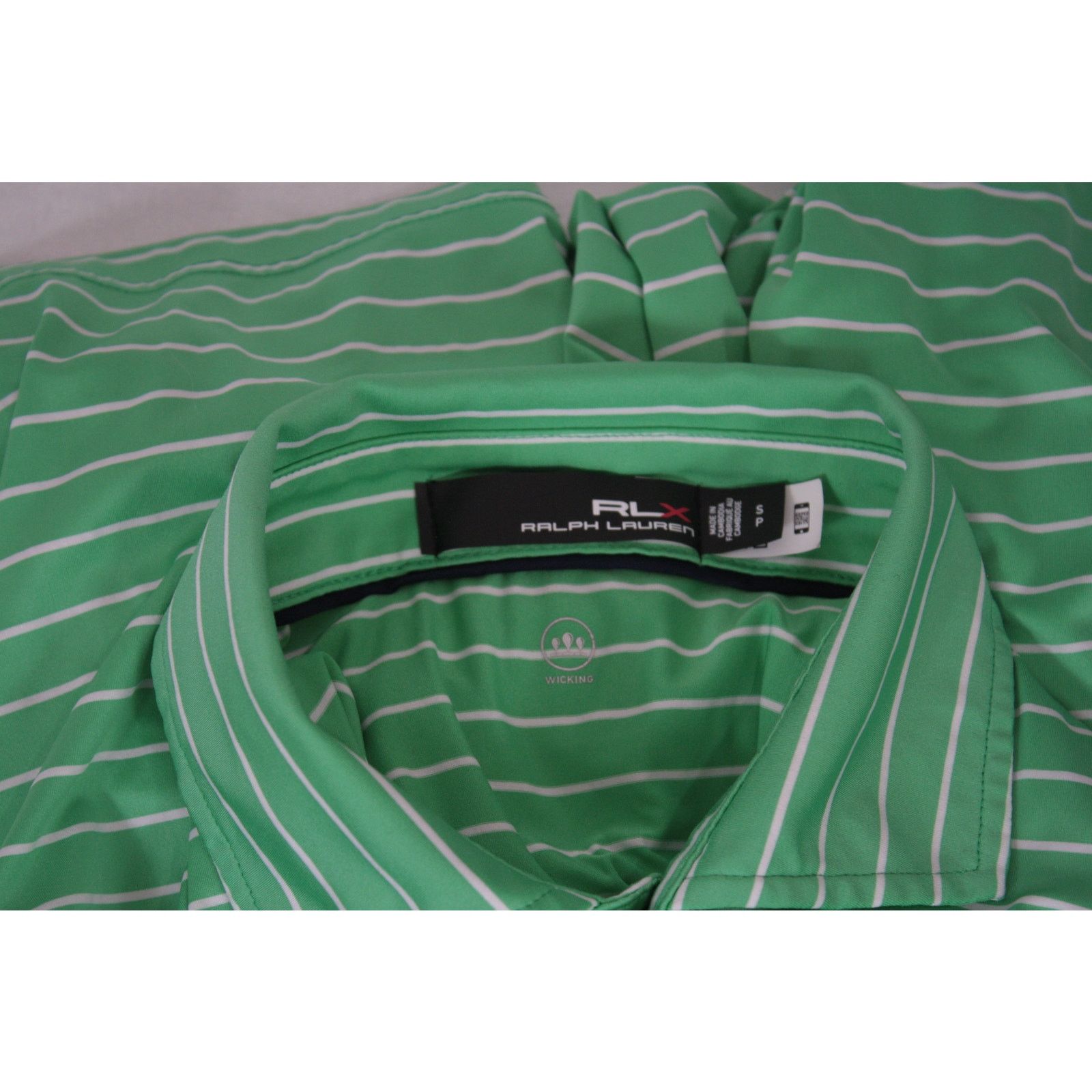 RLX Ralph Lauren RLX Ralph Lauren Polo Shirt Spell Out Performance Golf Size US S / EU 44-46 / 1 - 5 Thumbnail
