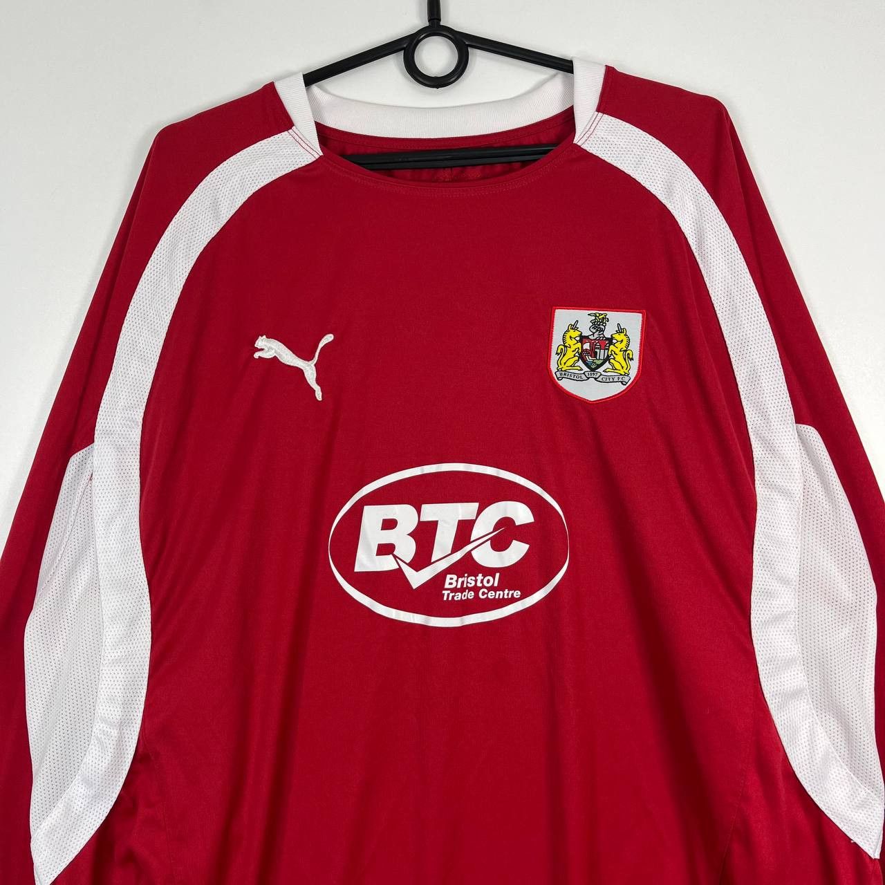 Puma Bristol City Puma 2007 Long Sleeve Shirt Football XXL Size US XXL / EU 58 / 5 - 2 Thumbnail