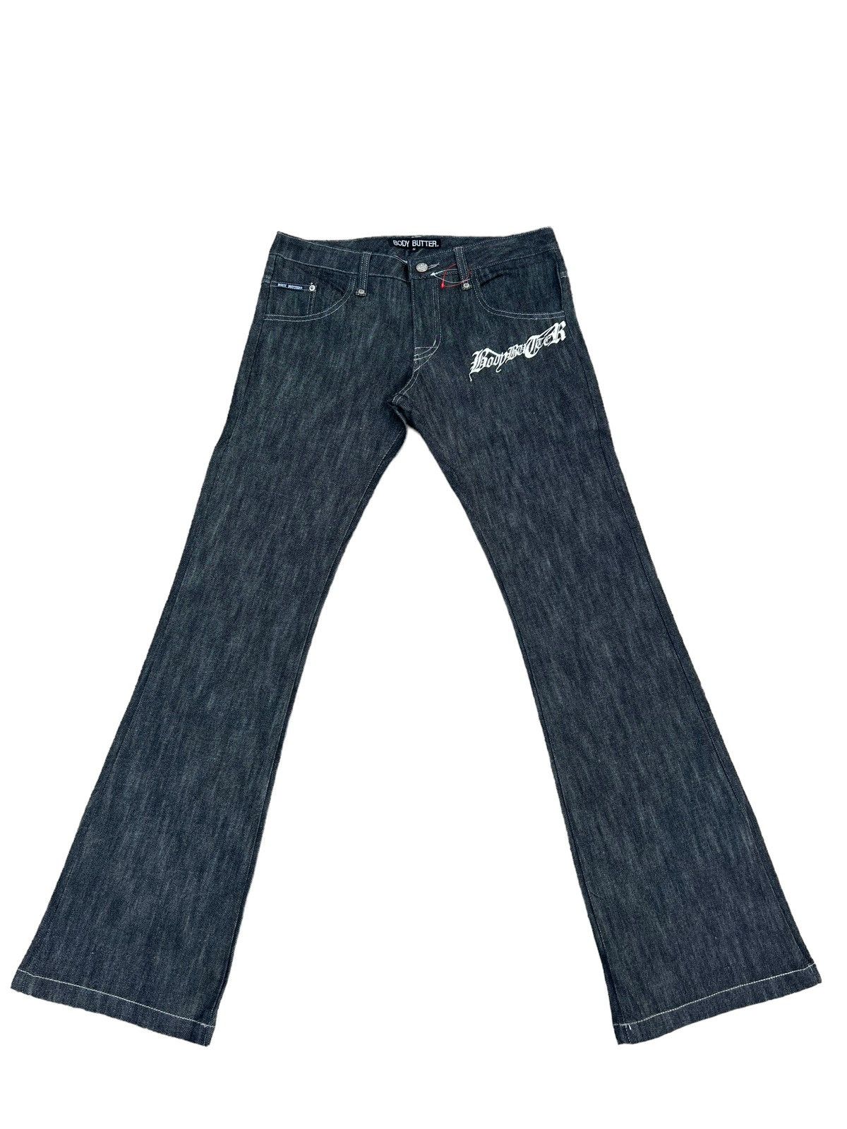 Vintage Body Butter Japan Stretch Denim Flare Jeans Size US 30 / EU 46 - 1 Thumbnail