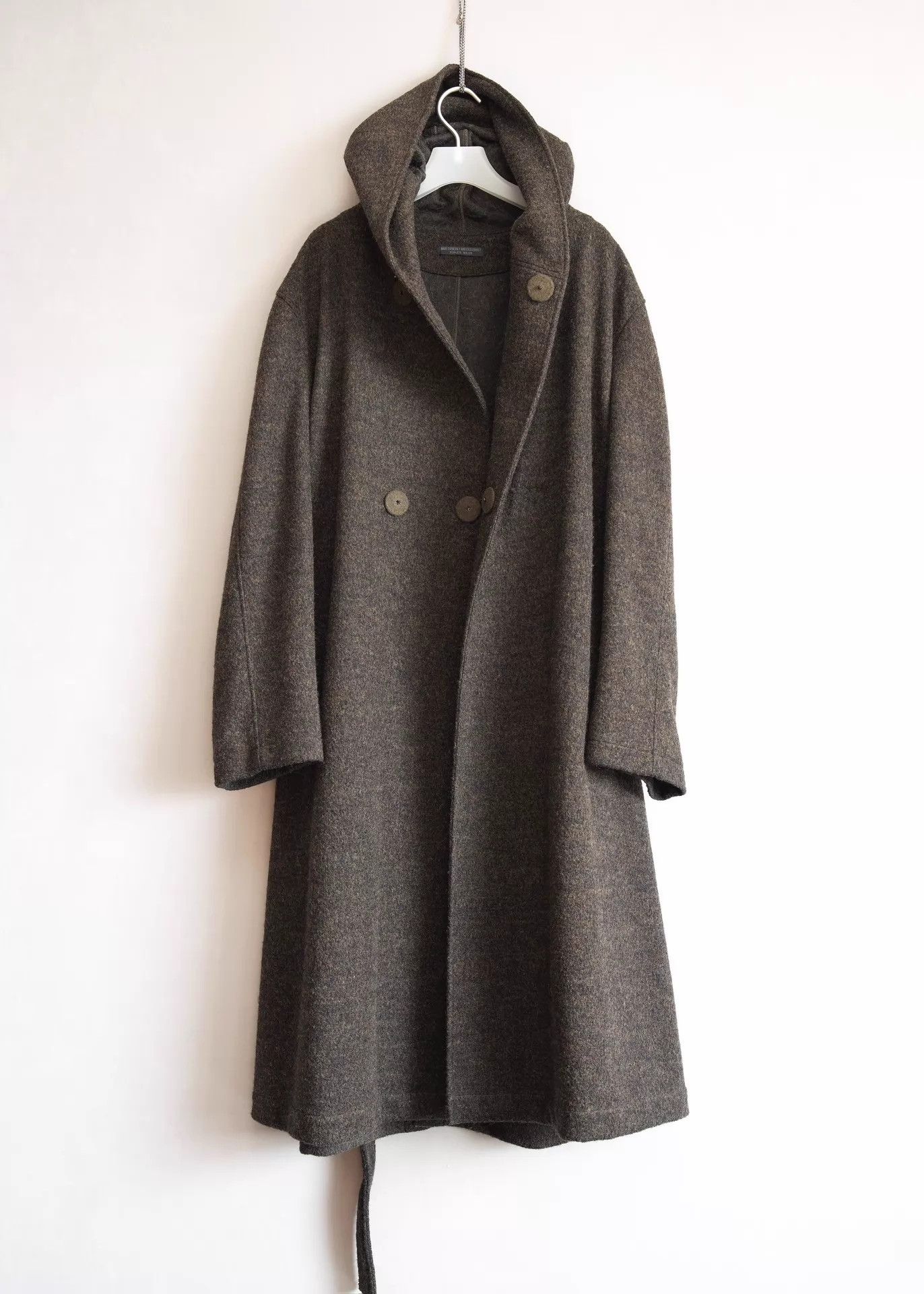 Yohji Yamamoto Yohji Yamamoto Reg Boxer Robe Belted Rock Brown Beige Size US L / EU 52-54 / 3 - 1 Thumbnail