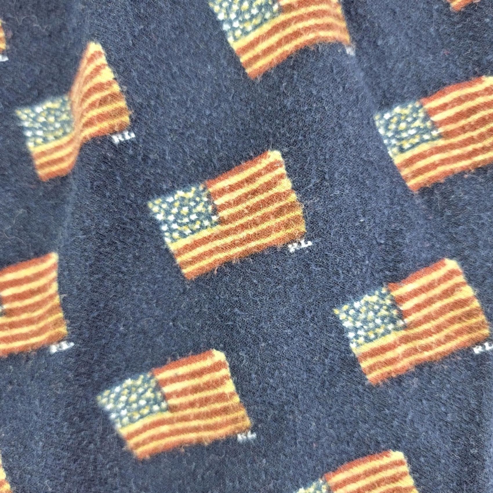 Polo Ralph Lauren VINTAGE Polo Ralph Lauren Long Johns Mens XL Blue Cotton American Flag Print pajamas Size US XL / EU 56 / 4 - 6 Thumbnail