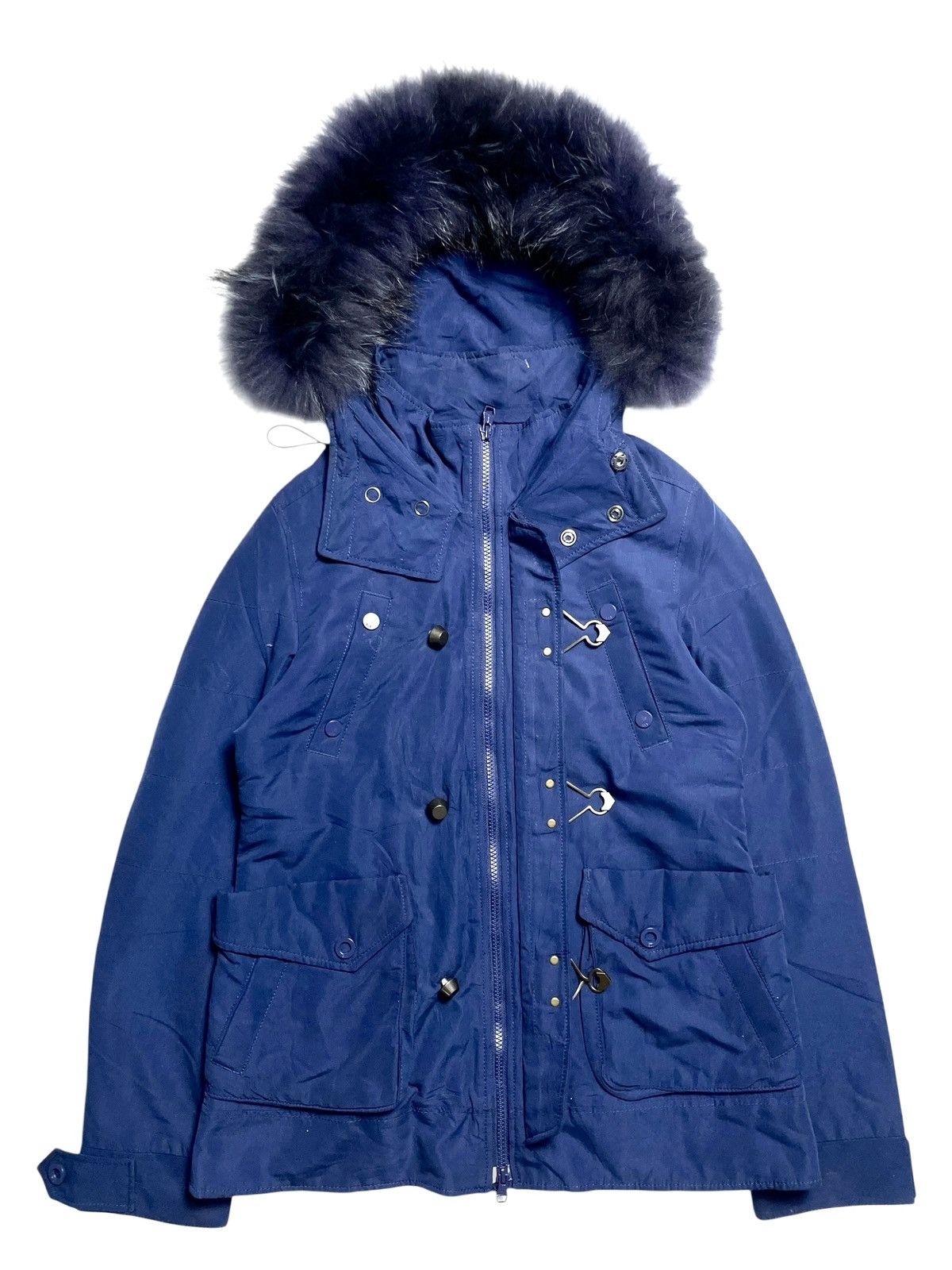 BUFFALO BOBS 2000’s Sly - Vkei Style Toggle Button Racoon Fur Jacket Size US M / EU 48-50 / 2 - 2 Thumbnail