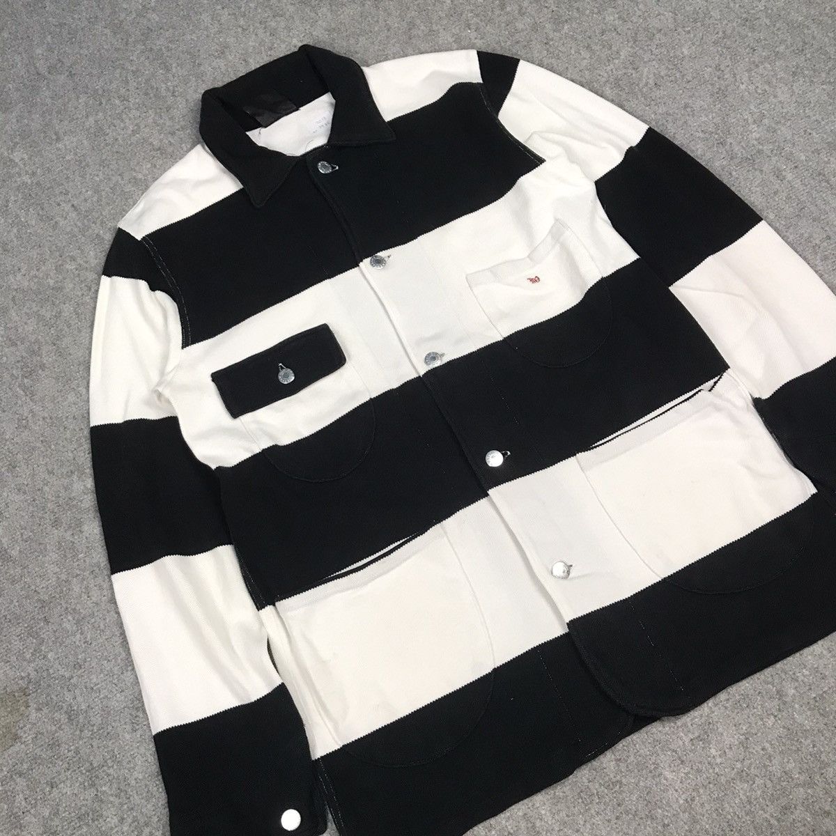 Japanese Brand INNERVATOON JAPAN BUTTON COTTON JACKET Size US L / EU 52-54 / 3 - 5 Thumbnail