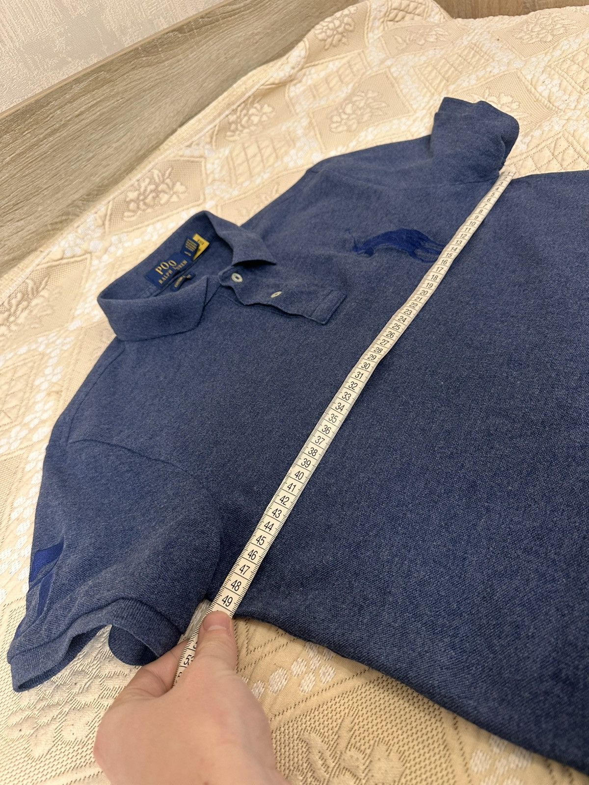 Polo Ralph Lauren 🔥 POLO RALPH LAUREN RUGBY SLIM SHIRT BIG PONY Y2K CHIEF KEEF Size US L / EU 52-54 / 3 - 10 Thumbnail