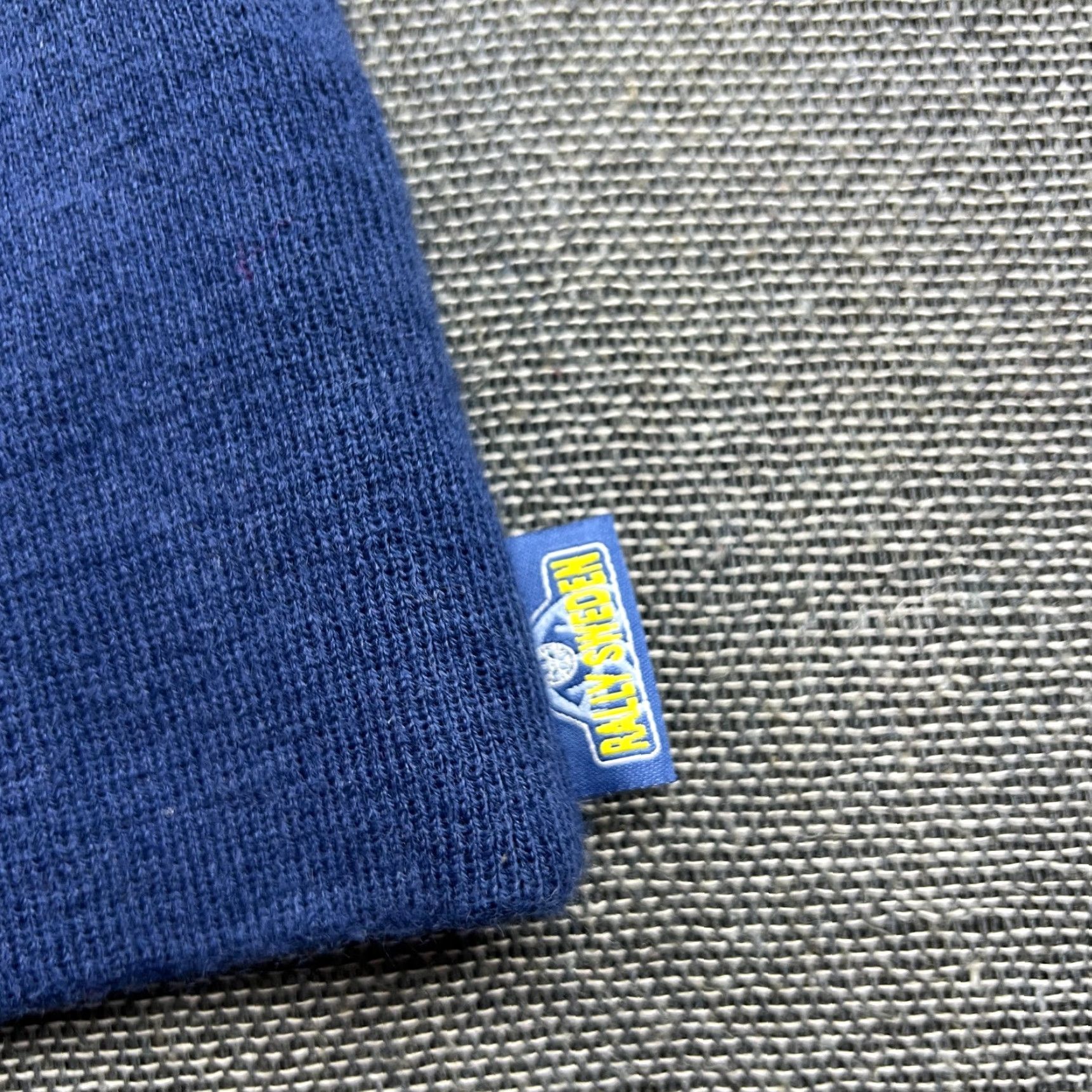 Vintage WRC NEH Rally Sweden Beanie Hat One Size Fia World Rally Blue Size ONE SIZE - 2 Thumbnail