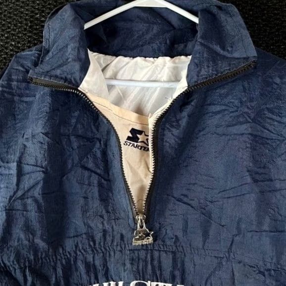 Starter VINTAGE Starter Penn State Nittany Lions 1/4 Zip Pullover Jacket Blue Men XL Sweatshirt Windbreaker JACKET Size US XL / EU 56 / 4 - 3 Thumbnail