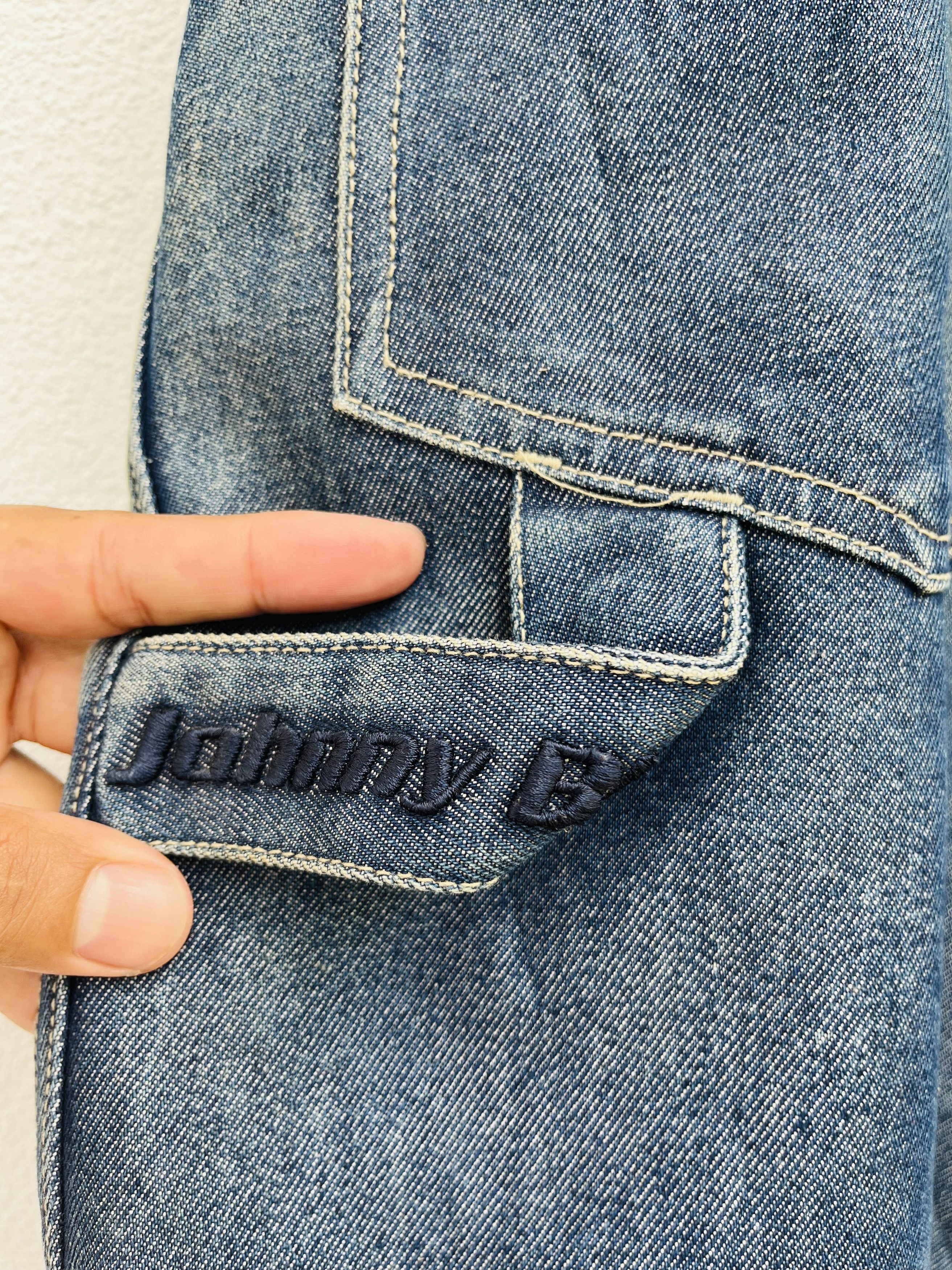 Japanese Brand Vintage Johnny Blaze Hip Hop Streetwear Fashion Style Size US 36 / EU 52 - 11 Thumbnail