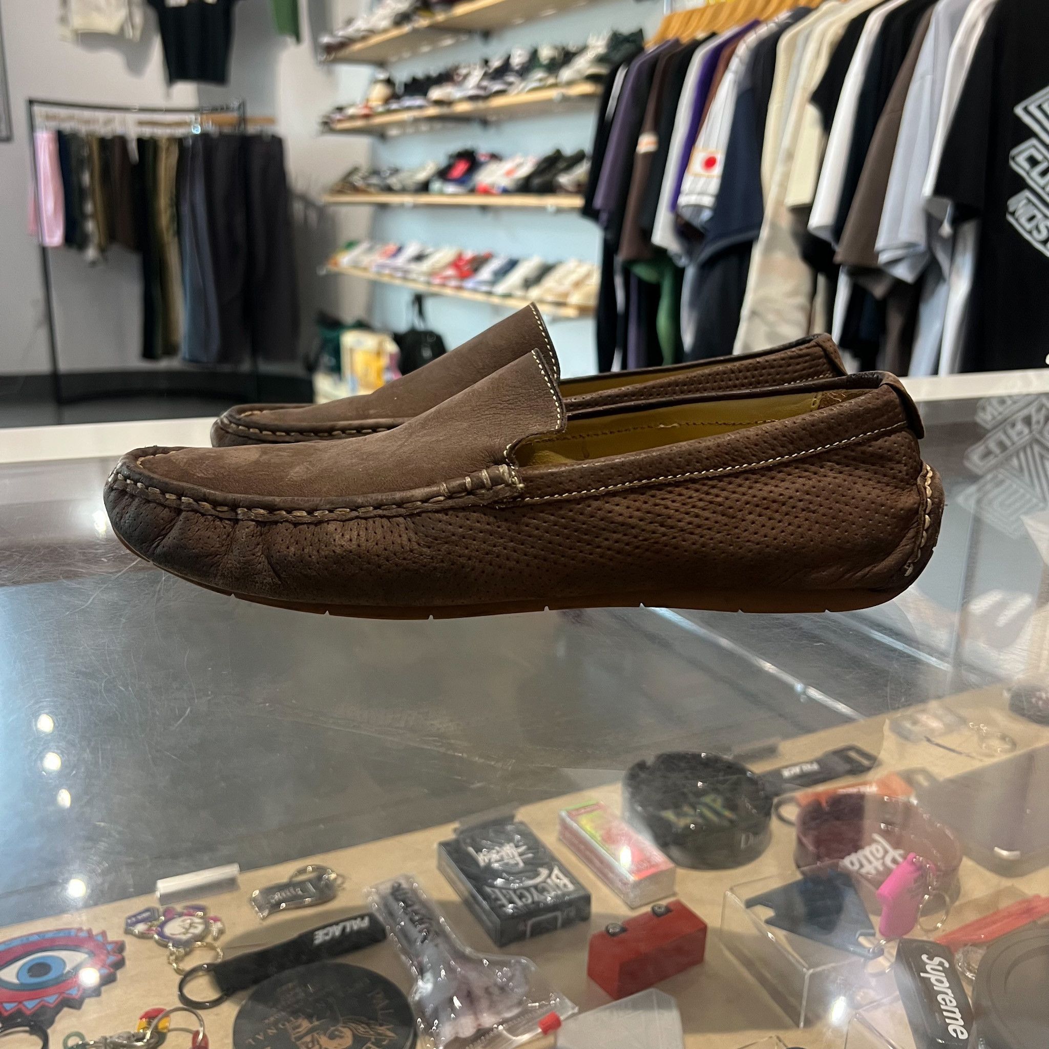 Cole Haan Size 10 • Cole Haan Suede Loafers Brown Size US 10 / EU 43 - 2 Thumbnail