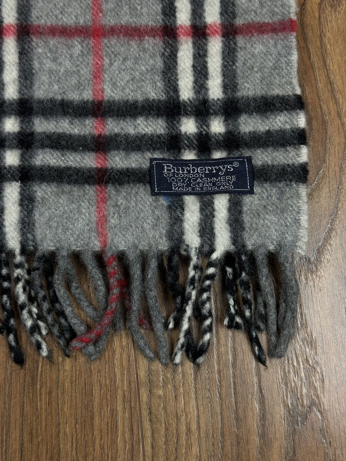 Burberry Vintage cashmere scarf Burberry’s 90s original luxury item Size ONE SIZE - 2 Thumbnail