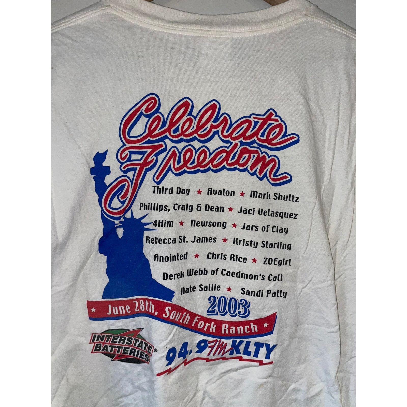 Delta Vintage Celebrate Freedom Shirt Avalon Newsong Concert Tee X Size US XL / EU 56 / 4 - 7 Thumbnail