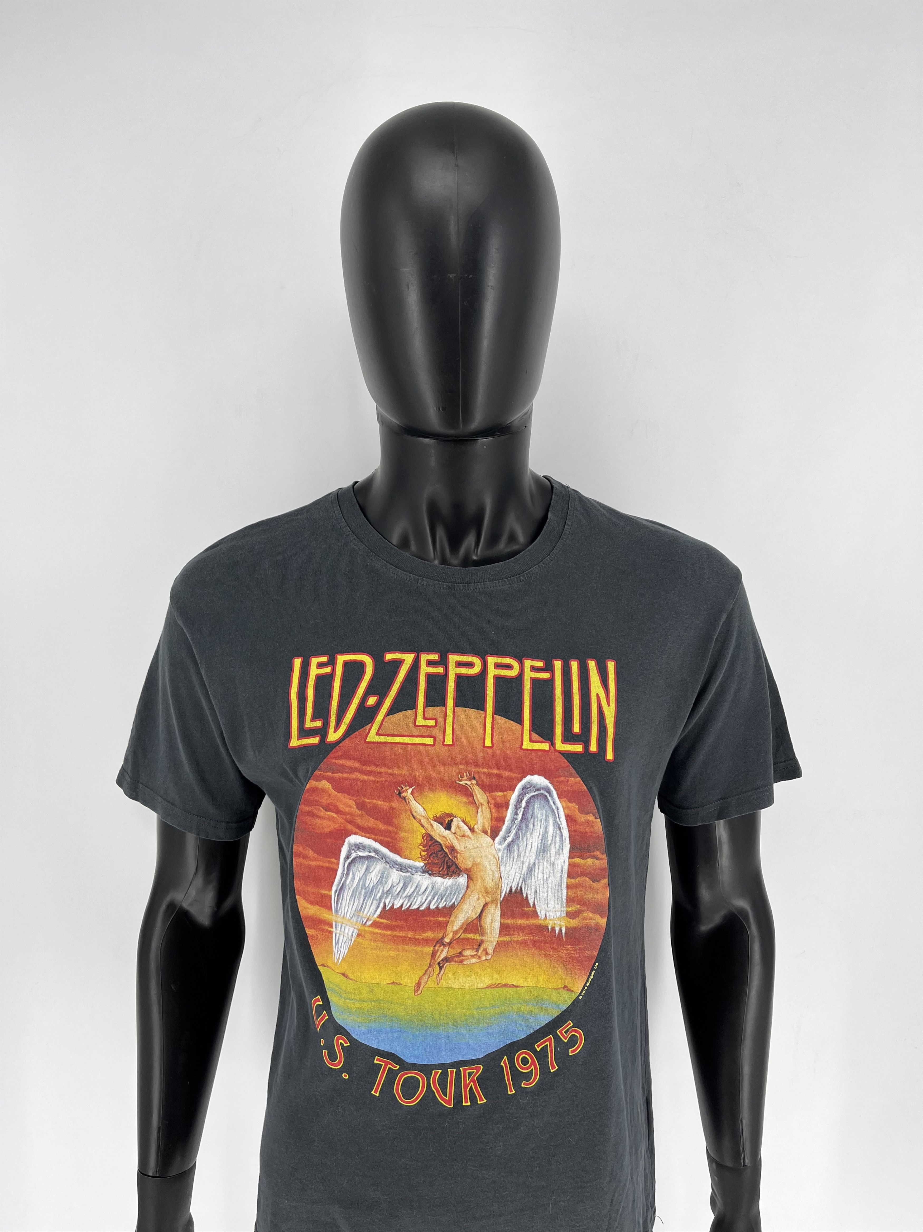 Band Tees × Vintage Vintage Y2K 00s Led Zeppelin U.S. Tour 1975 Band T-Shirt Size US M / EU 48-50 / 2 - 5 Thumbnail