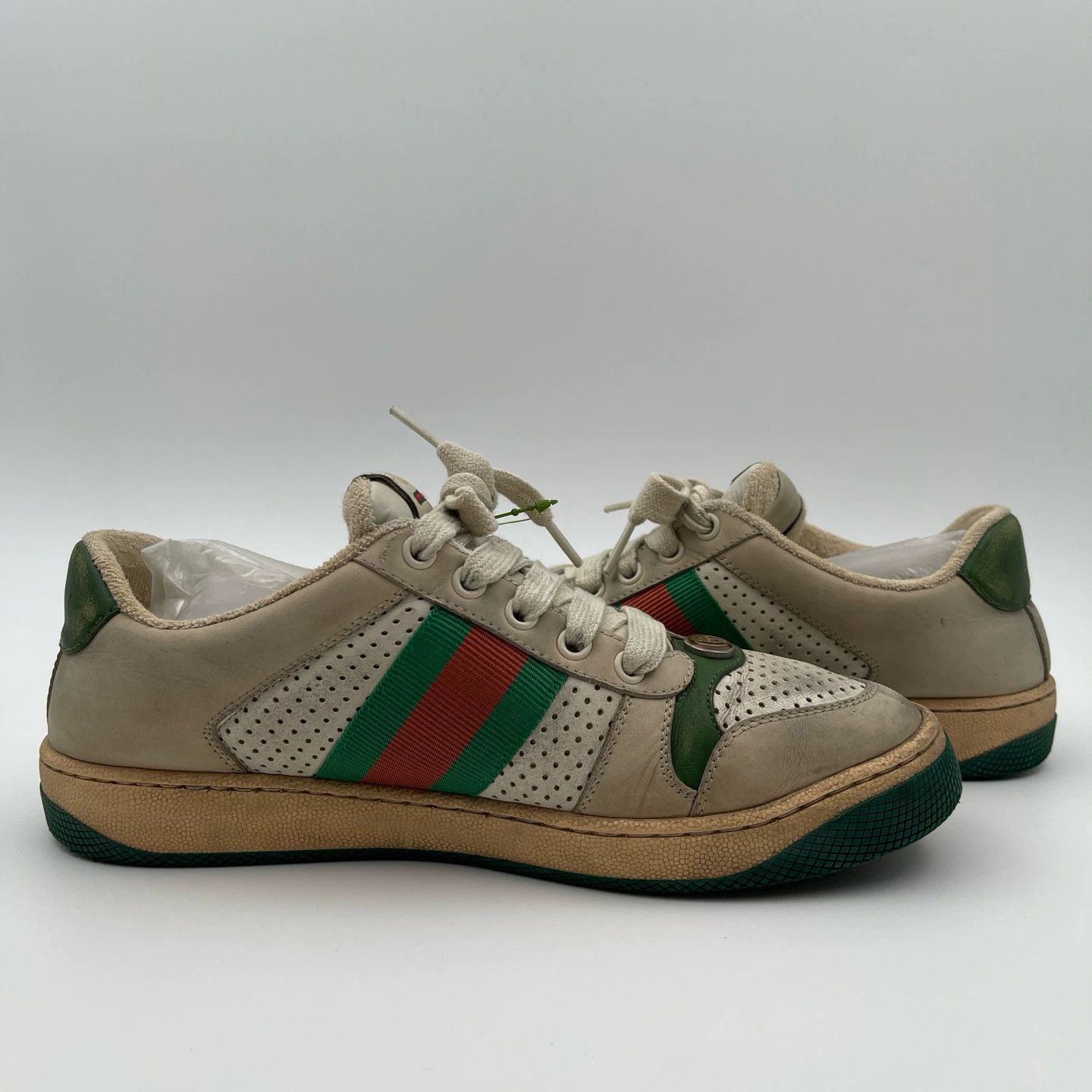 Gucci Gucci Women's Distressed Sneaker 37 Size US 6.5 / IT 36.5 - 4 Thumbnail