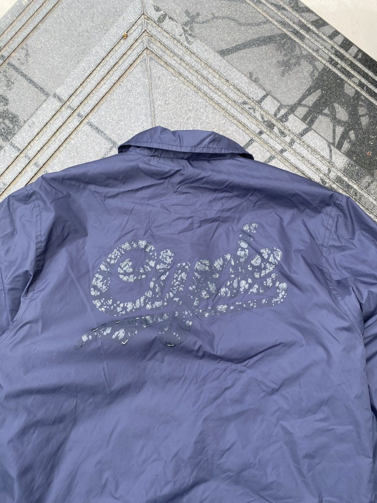 Stussy × Vintage 90’s STUSSY RARE LOGO RETRO Y2K NYLON CASUAL JACKET Size US M / EU 48-50 / 2 - 4 Thumbnail