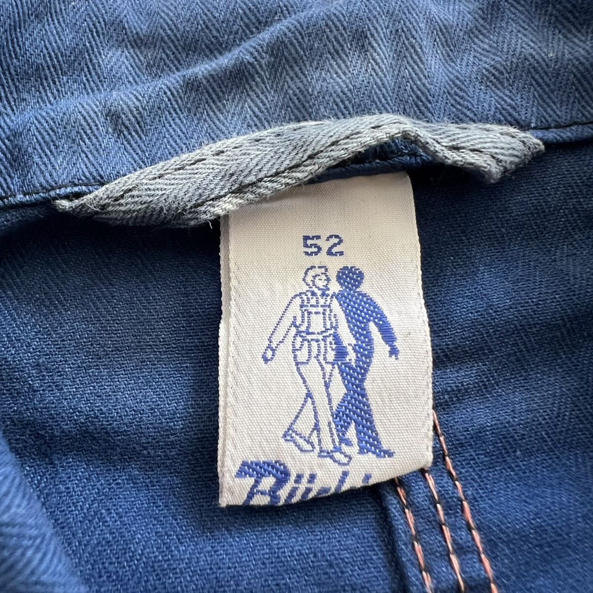Le Laboureur German sun faded herringbone HBT work jacket Size US L / EU 52-54 / 3 - 8 Thumbnail