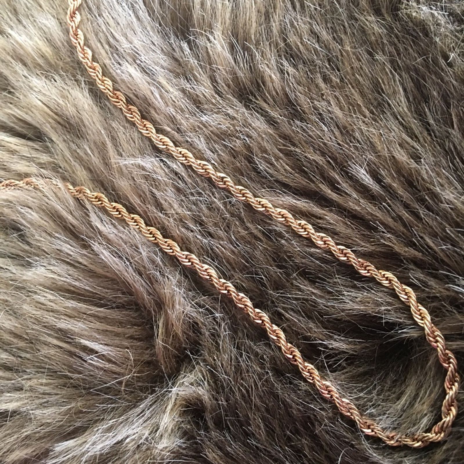 Jewelry Gold tone sparkle twisted rope chain Size ONE SIZE - 2 Thumbnail