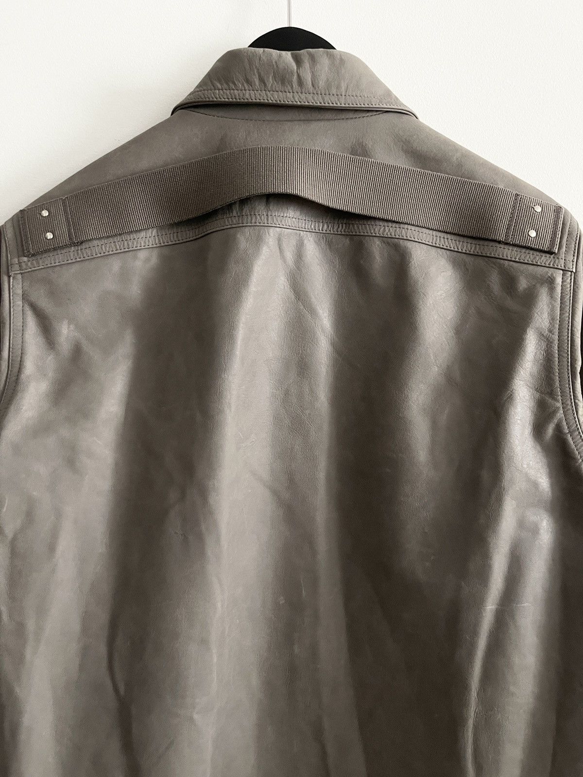 Rick Owens STEAL! SS24 Rick Owens Brad Leather Jacket Size US S / EU 44-46 / 1 - 3 Thumbnail