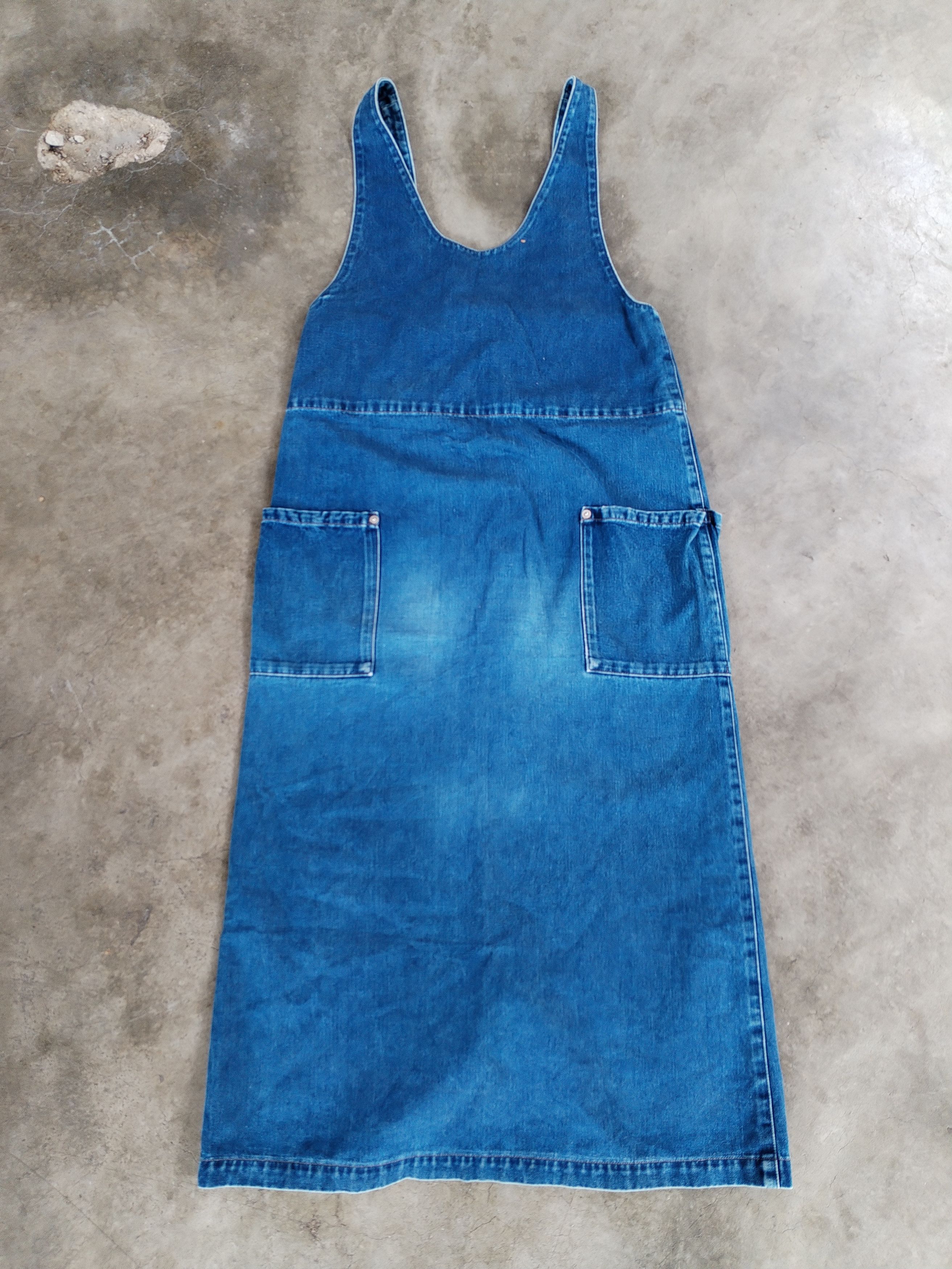 Issey Miyake Vintage Issey Miyake Overall Button Up Dress Jeans Women Size US 30 / EU 46 - 2 Thumbnail