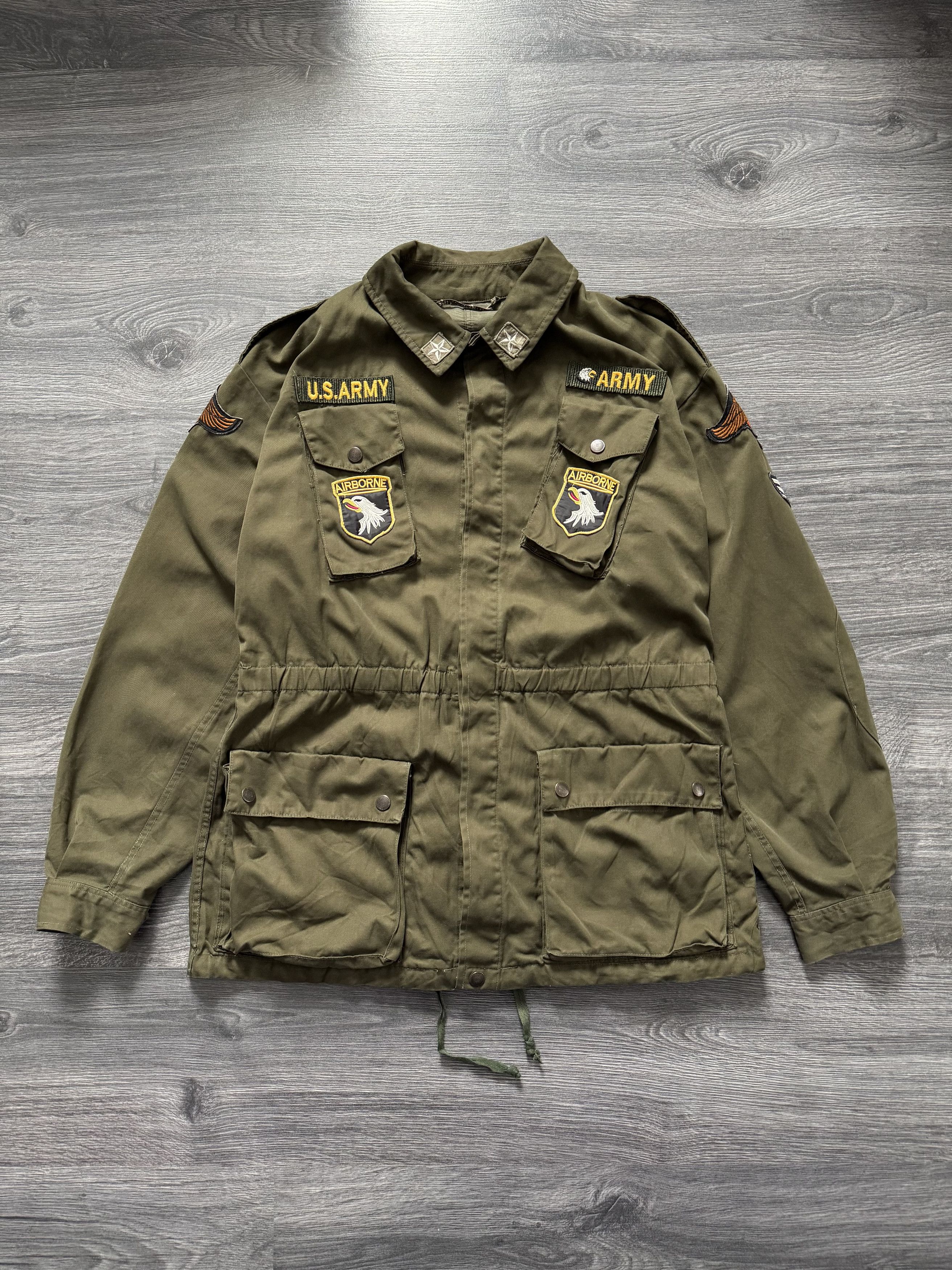 Other Vintage US Army Field Jacket with Harley-Davidson Patches Size US M / EU 48-50 / 2 - 1 Thumbnail