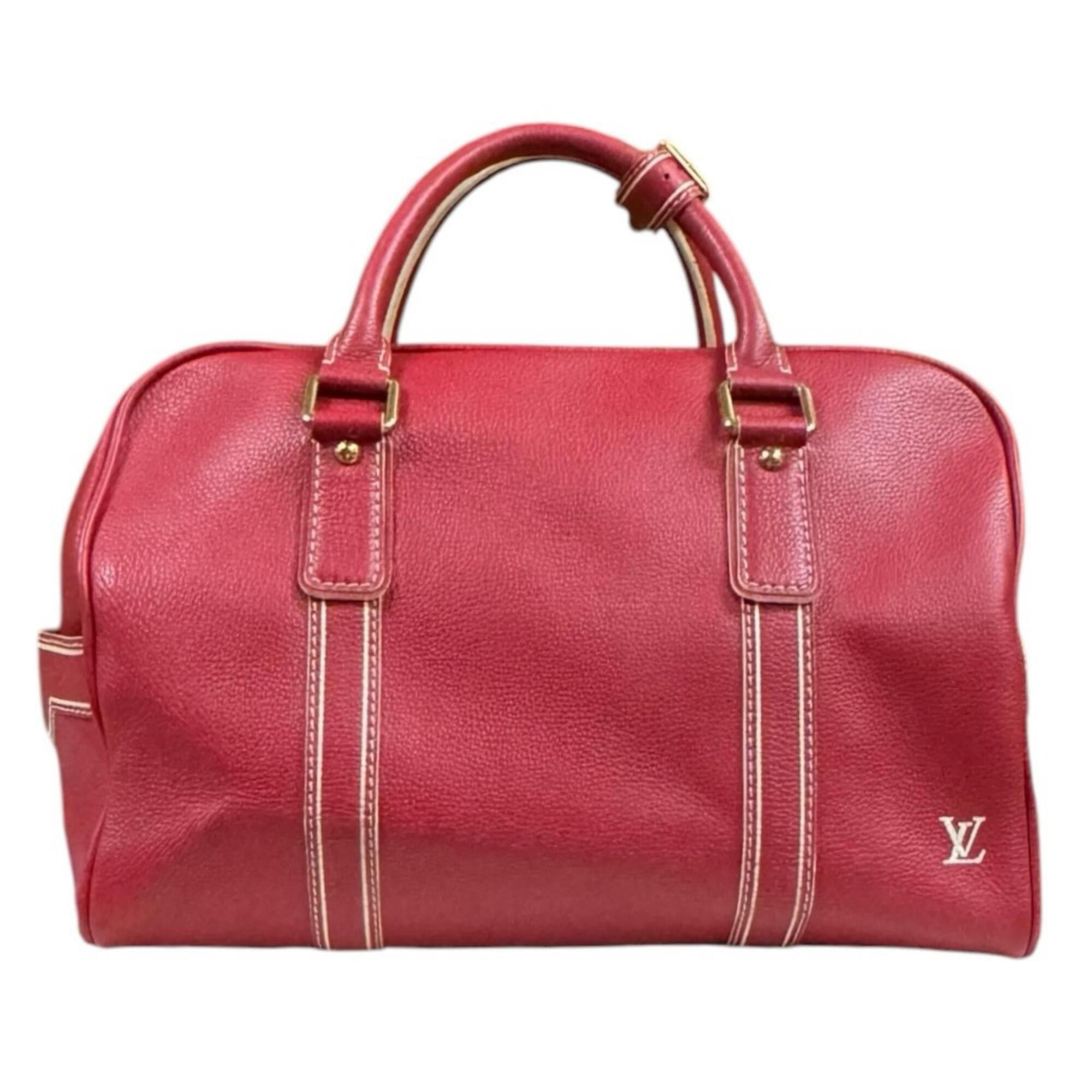 Louis Vuitton Louis Vuitton Carryall Boston Bag, Leather M95140 Red, Men's and Women's, LOUIS VUITTON Size ONE SIZE - 1 Thumbnail