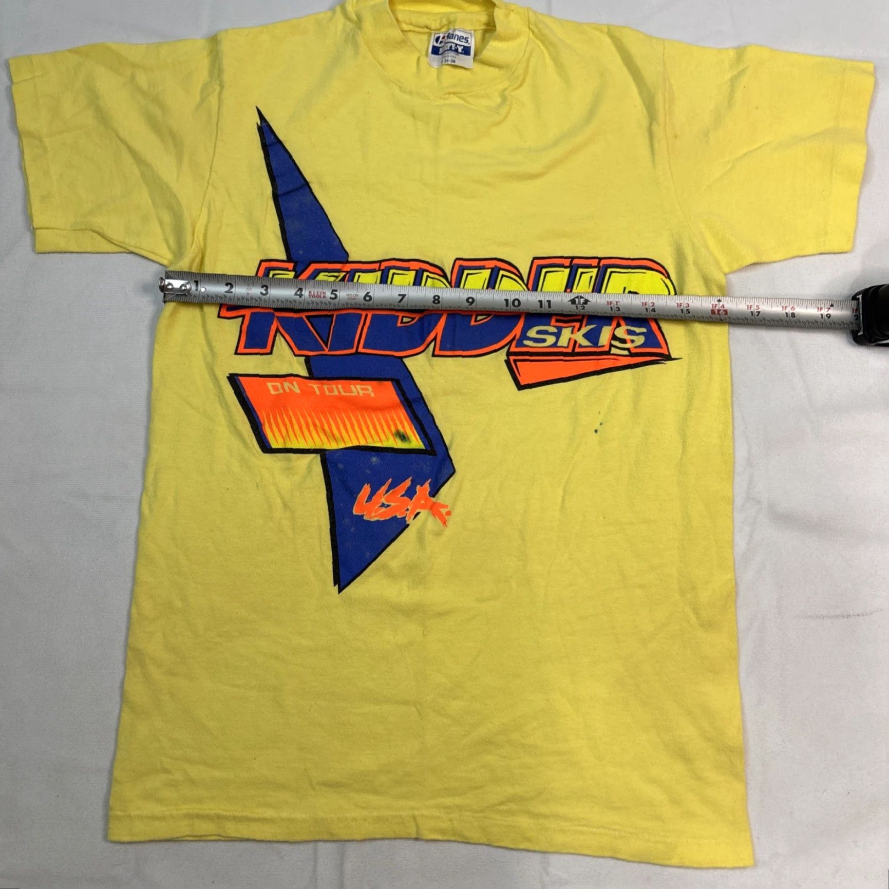Hanes Hanes Beefy-T Shirt Men’s S Yellow Kidder Skis Stitch Graphic Single Stitch Hanes Beefy-T T-Shirt Men’s Small Yellow Ski Gift Womens Mens Size US S / EU 44-46 / 1 - 6 Thumbnail