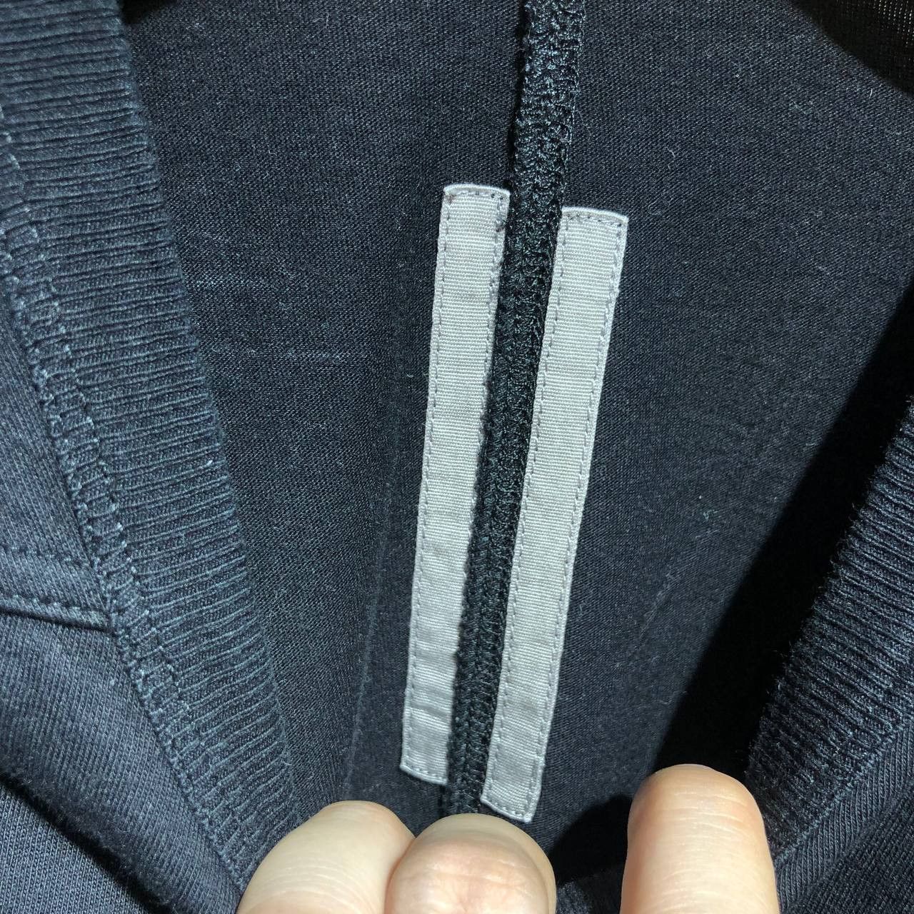 Rick Owens Rick Owens Short sleeve zip pocket black on black tee Size US S / EU 44-46 / 1 - 7 Thumbnail