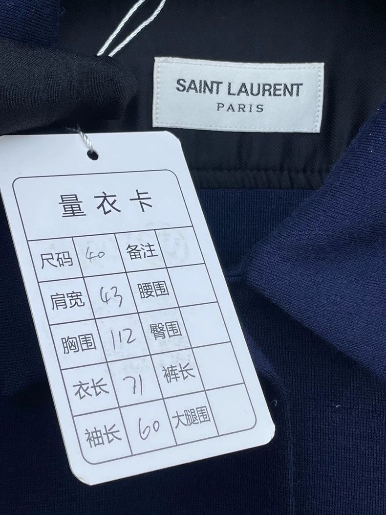 Saint Laurent Paris Saint Laurent Paris size 40 Small logo embroidered coat wi Size M / US 6-8 / IT 42-44 - 5 Thumbnail