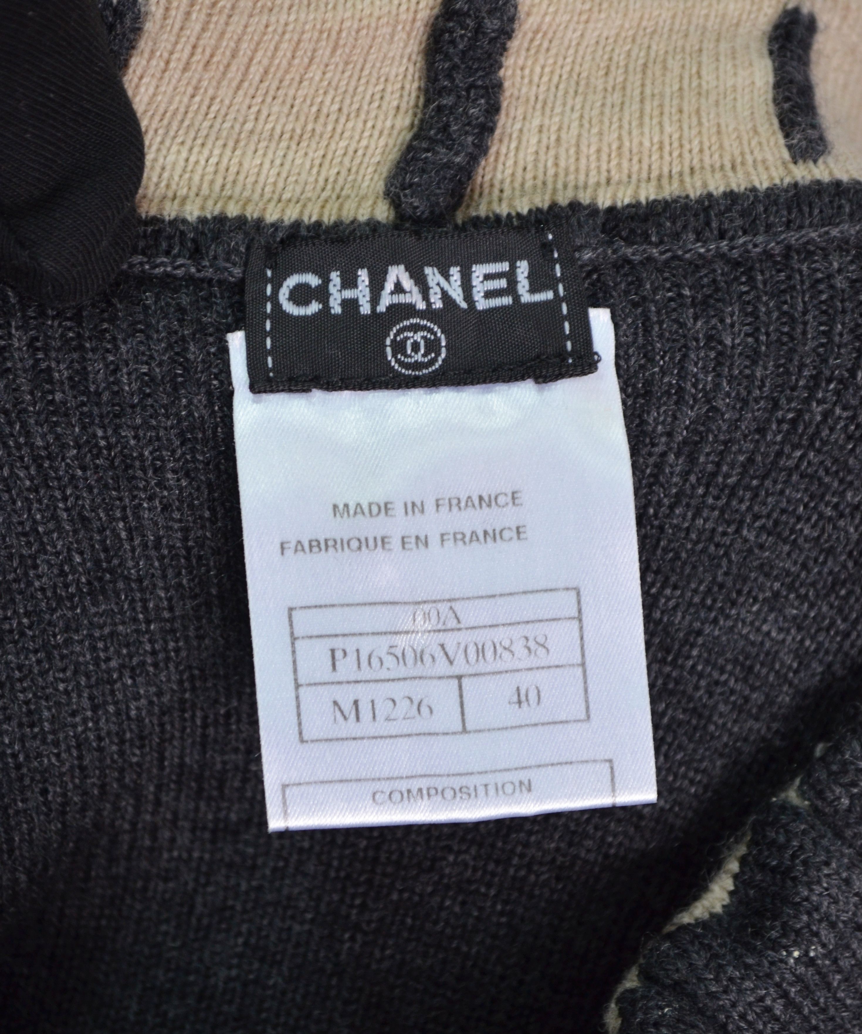 Chanel Chanel Womens Wool Sweater Knit Size FR40 M Medium LOGO CC Size M / US 6-8 / IT 42-44 - 20 Thumbnail