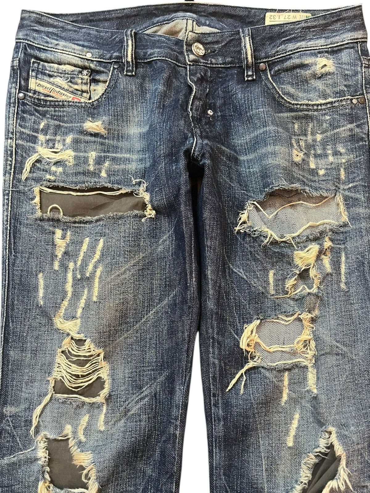 Diesel Vintage Diesel Lhela Ripped Distressed Denim Size US 31 - 2 Thumbnail