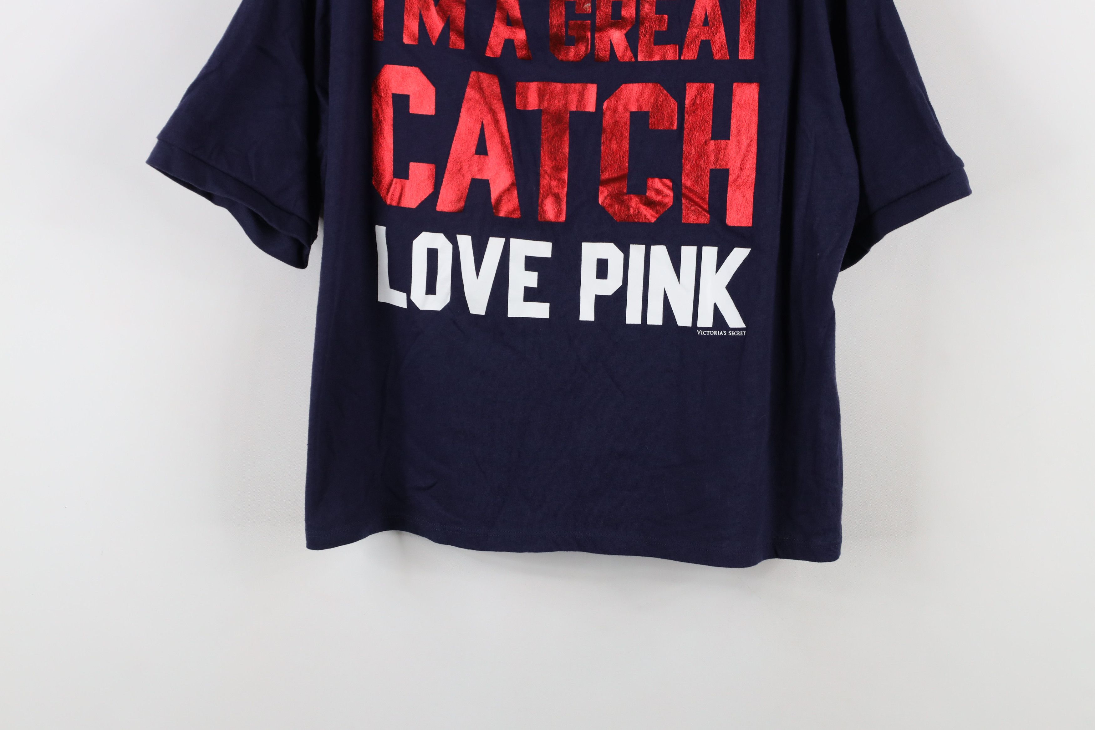 Pink × Vintage Pink Victorias Secret Cleveland Indians Baseball T-Shirt Size L / US 10 / IT 46 - 13 Thumbnail
