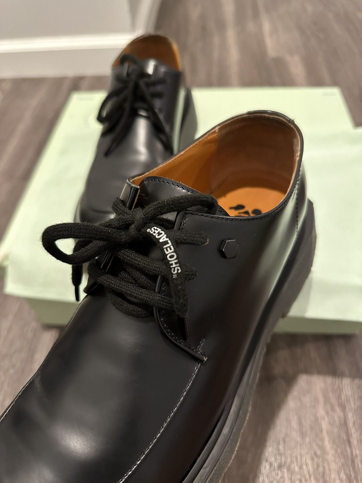 Off-White Off-White Low Top Derby Size US 8 / EU 41 - 10 Thumbnail