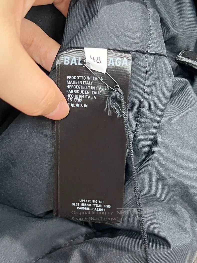 Balenciaga Balenciaga Embroidered Logo Hooded Puffer Coat. Size US S / EU 44-46 / 1 - 7 Thumbnail