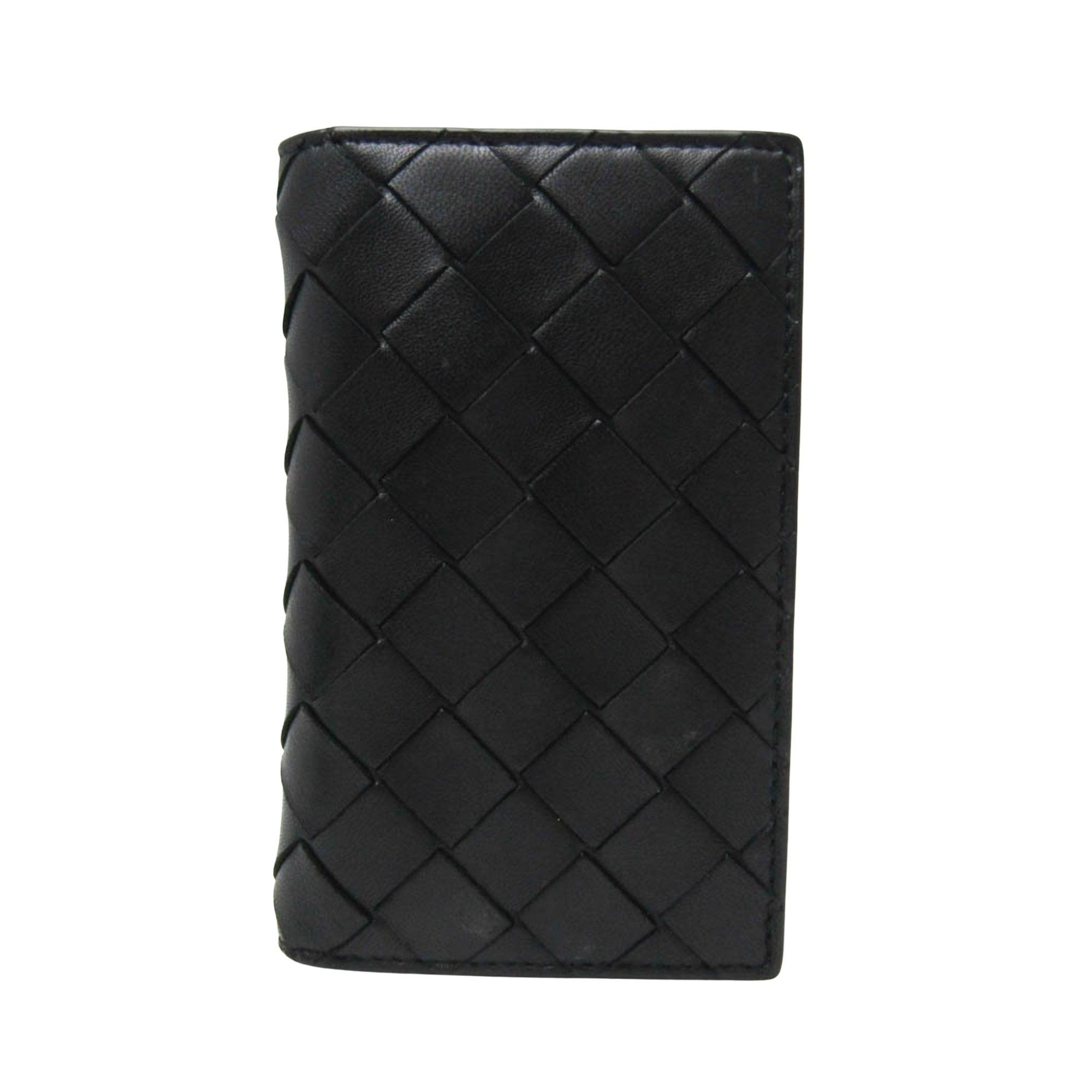 Bottega Veneta Intrecciato Black Leather Wallet (Pre-Owned) Size ONE SIZE - 1 Thumbnail