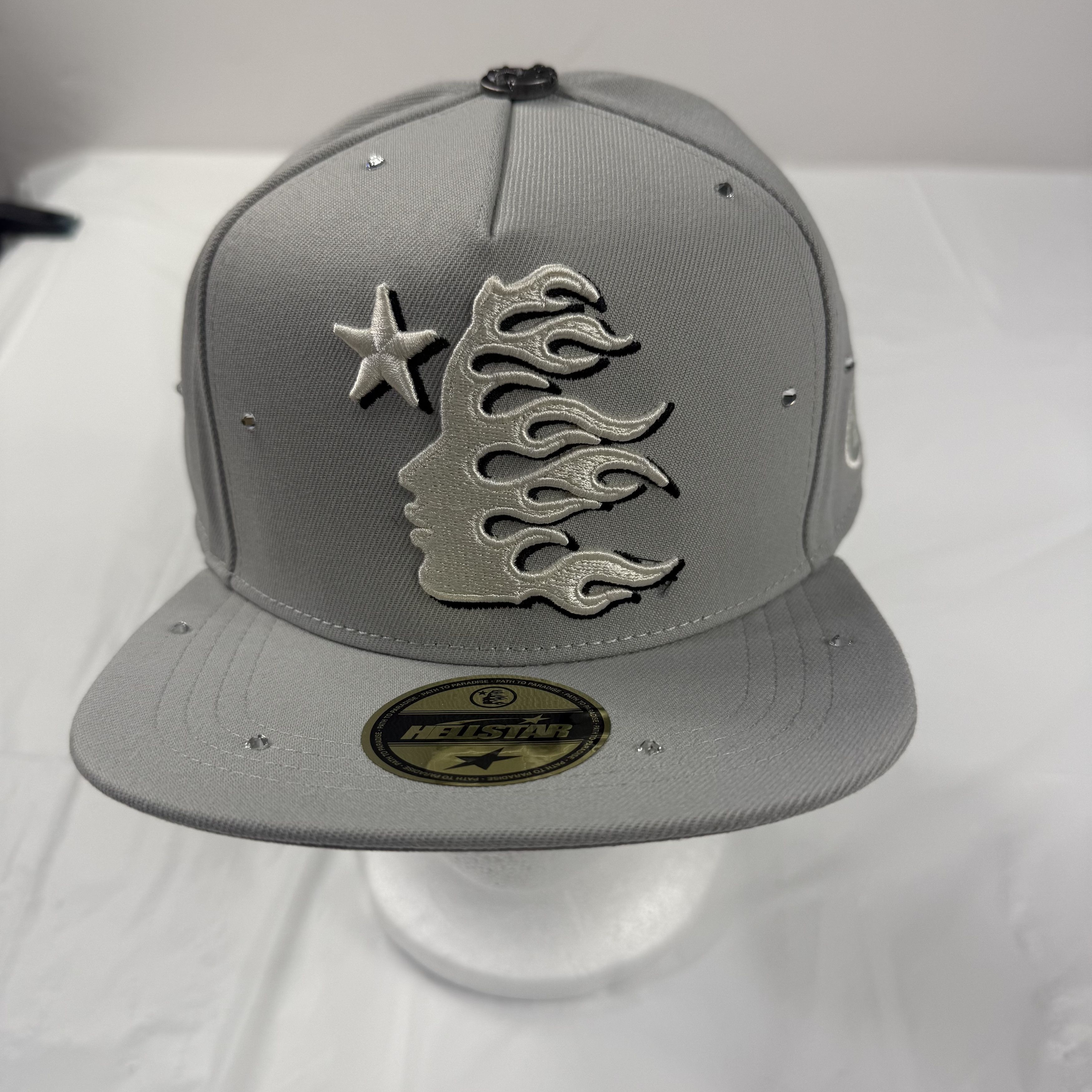 HELLSTAR Hellstar Path to Paradise Rhinestone Fitted Hat Size 7 1/2 Size ONE SIZE - 1 Thumbnail