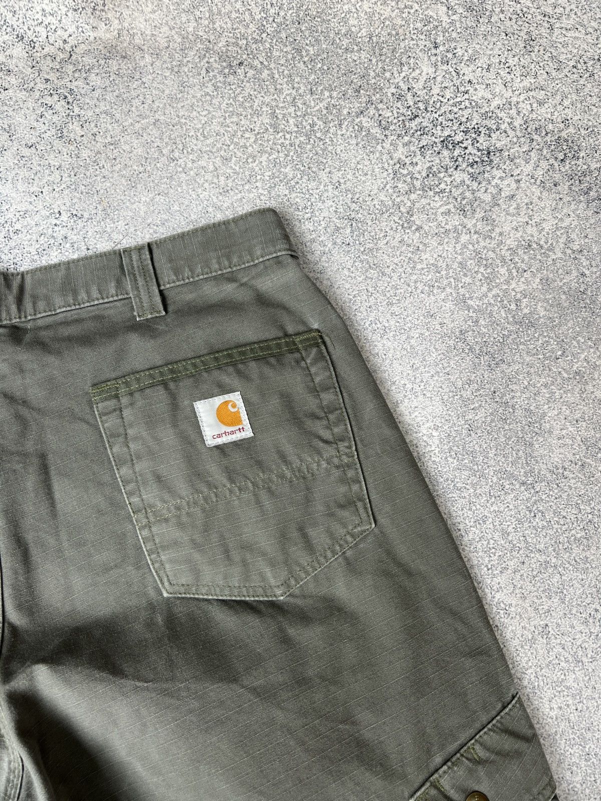 Carhartt × Vintage Vintage CARHARTT RELAXED RIPSTOP CARGO DOUBLE KNEE PANTS Size US 34 / EU 50 - 15 Thumbnail