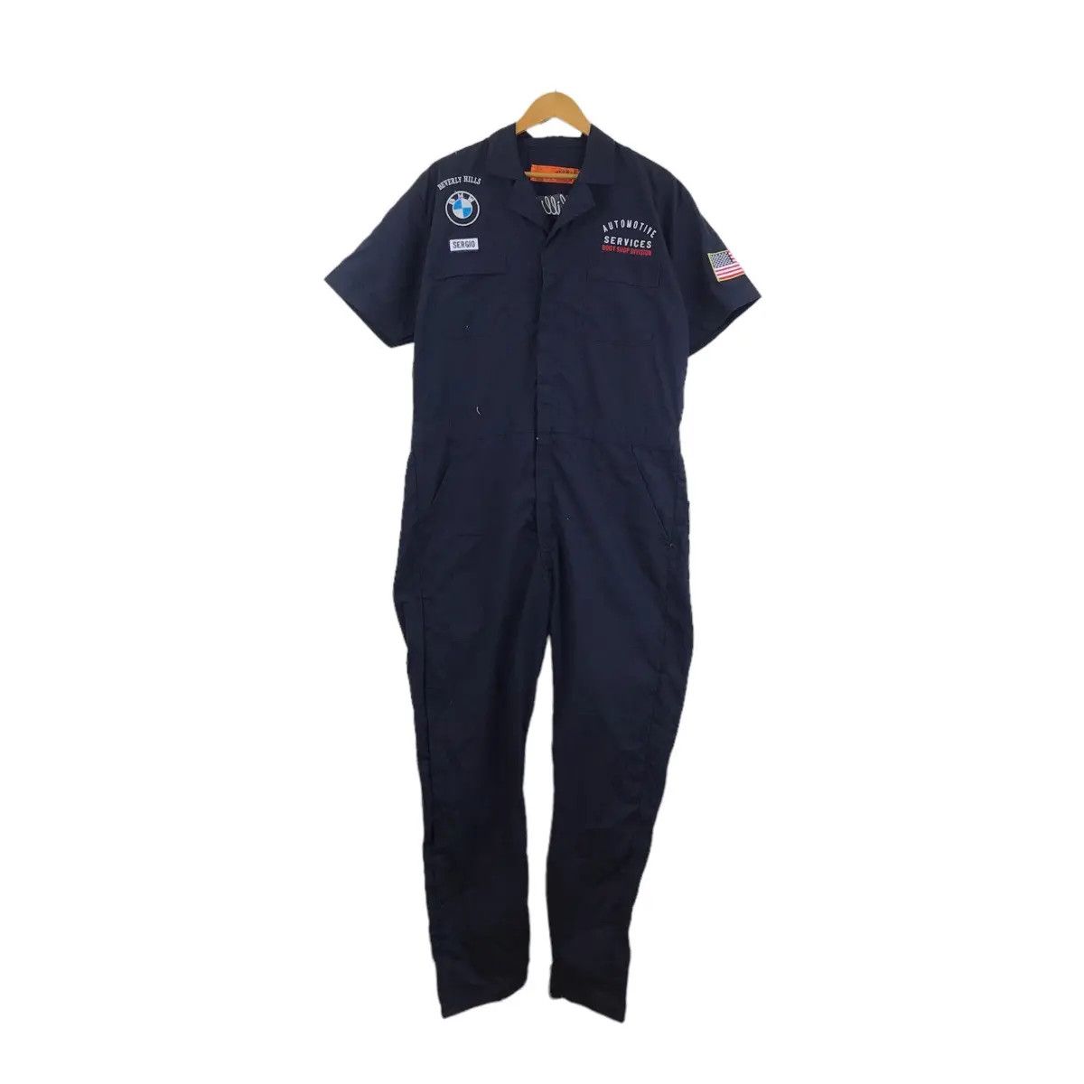 BMW Vintage BMW BEVERLY HILLS Automotive Service Coverall Size US XL / EU 56 / 4 - 1 Thumbnail