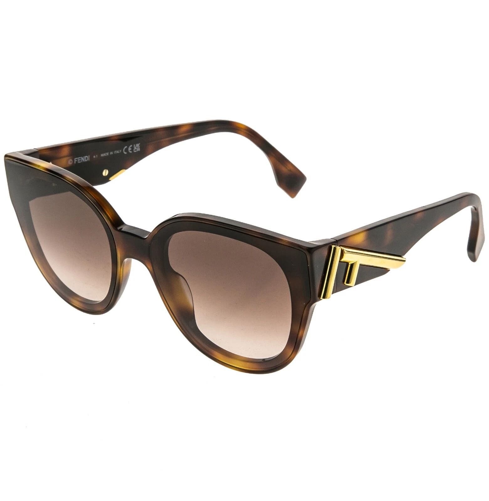 Fendi FENDI FIRST 40111 Diagonal Logo Sunglasses FE40111I 53F Size ONE SIZE - 9 Thumbnail